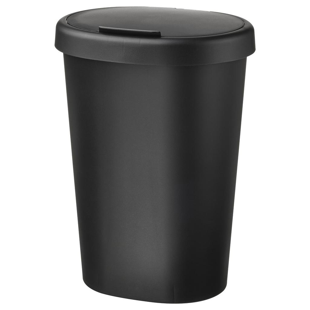 HOLASS IKEA Контейнер с крышкой, черный, 8 л