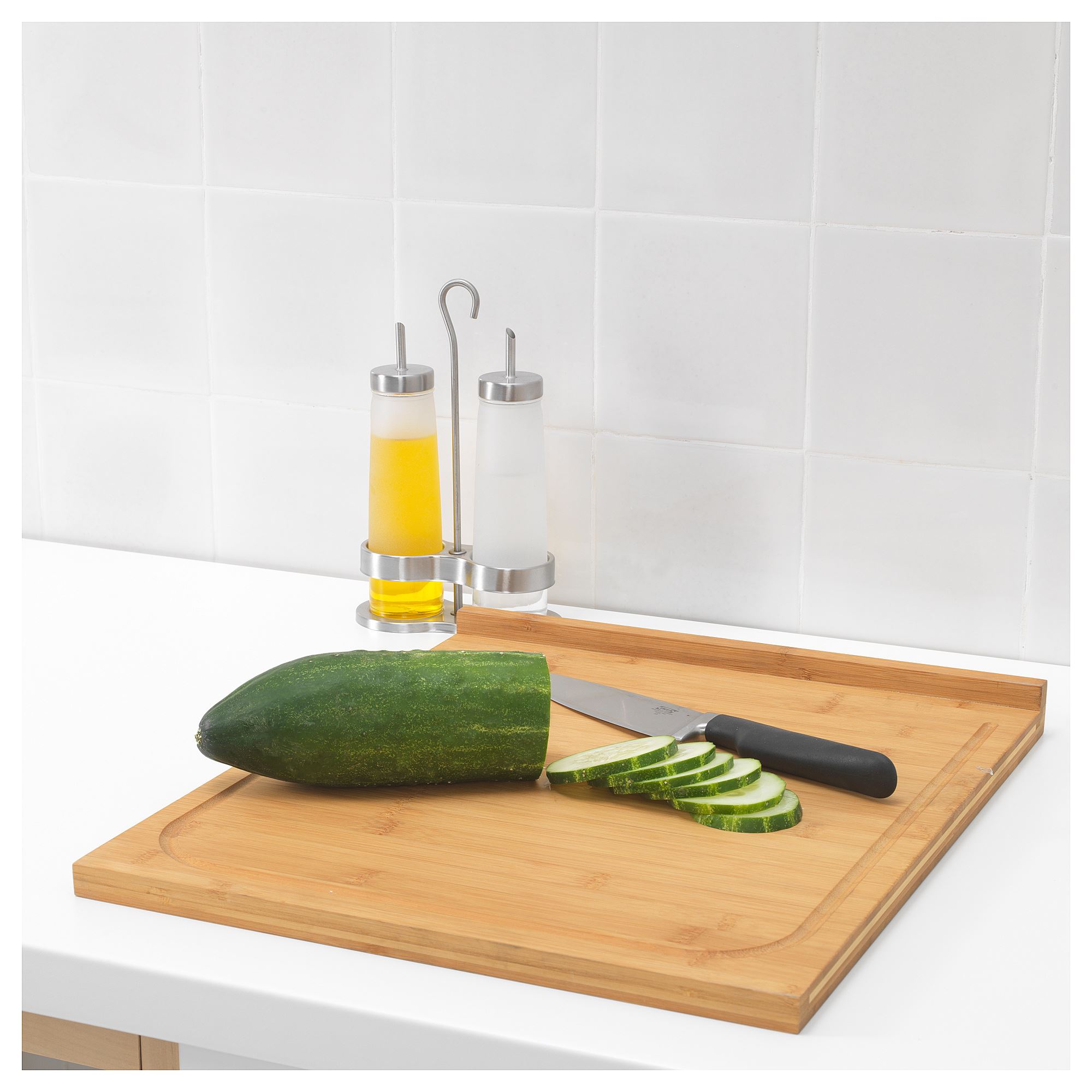 LAMPLIG IKEA Разделочная доска, бамбук. 46x43 см