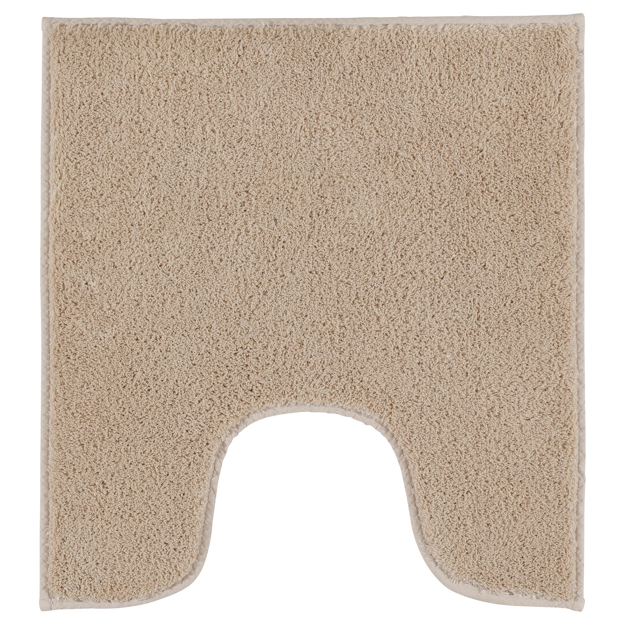 SODERSJON IKEA Коврик для ванной, 55x60 см, светло-бежевый
