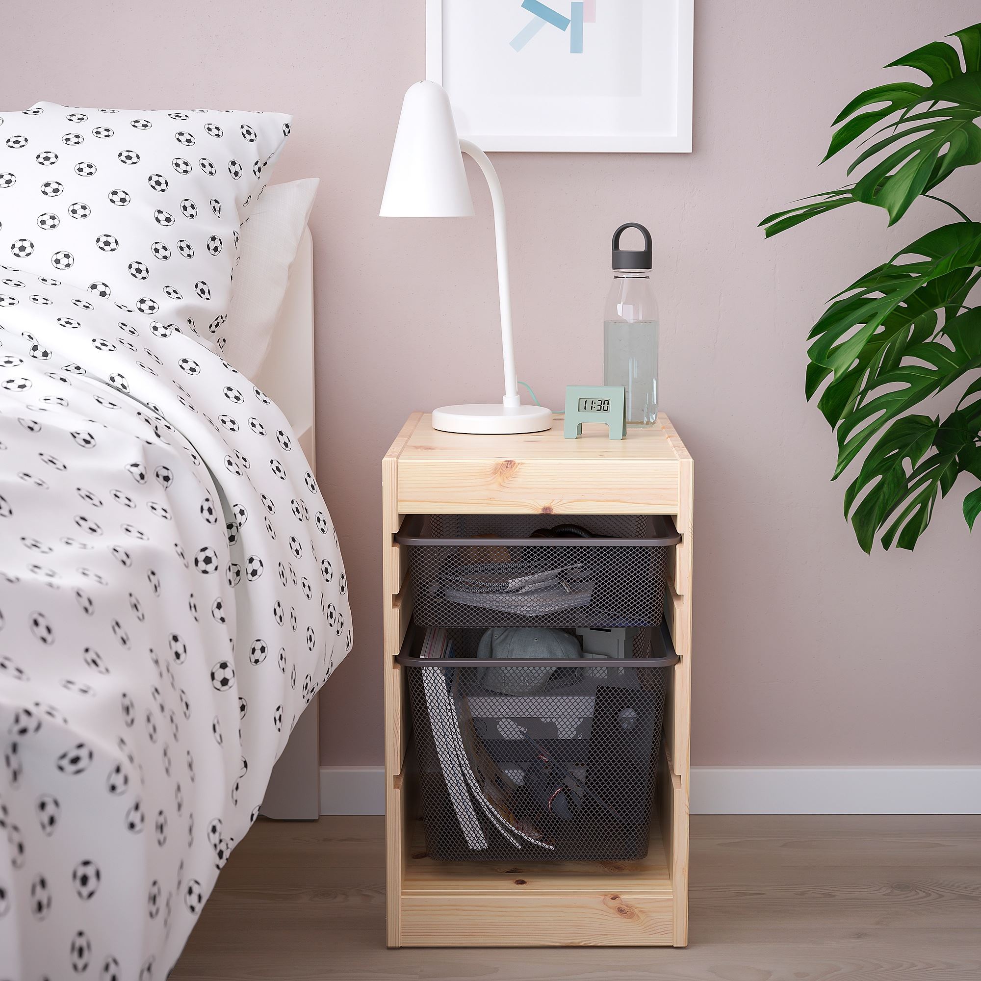 TROFAST IKEA Каркас, 32x44x52 см, светлая беленая сосна