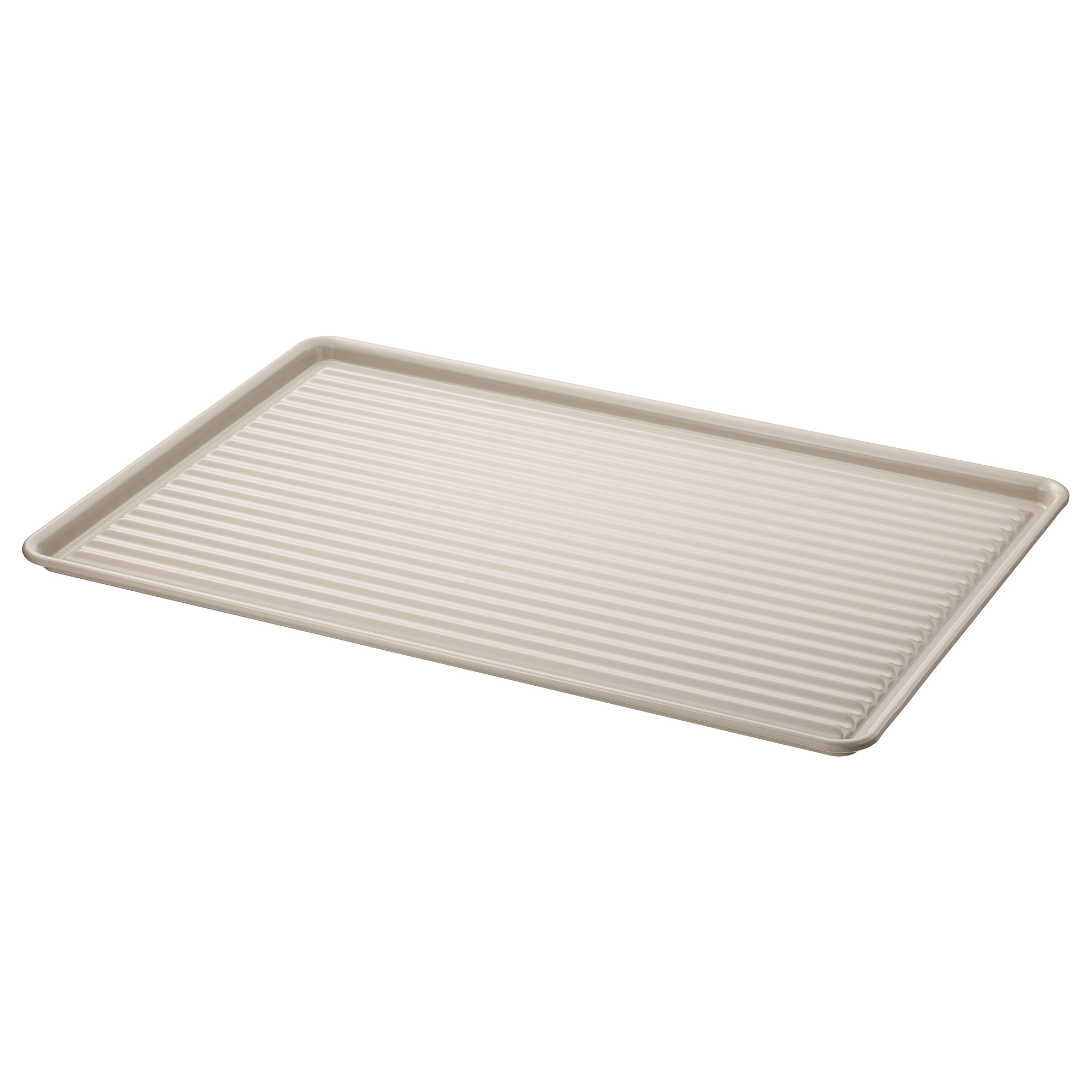 VALVARDAD IKEA Сушилка посудная, 52x35 см, бежевый/оцинковка