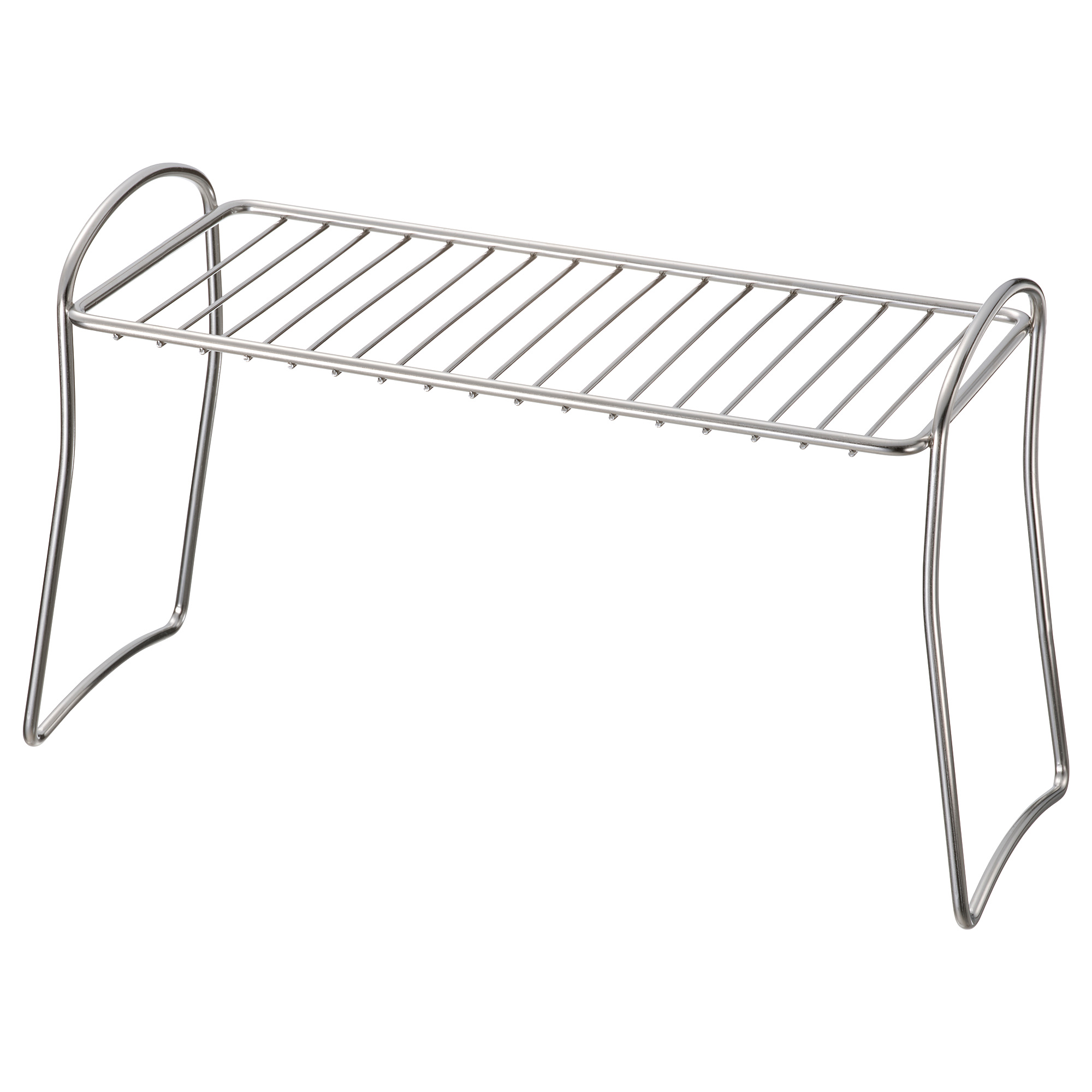 VALVARDAD IKEA Посудная сушилка-полка, 13x32 см, нержавеющая сталь