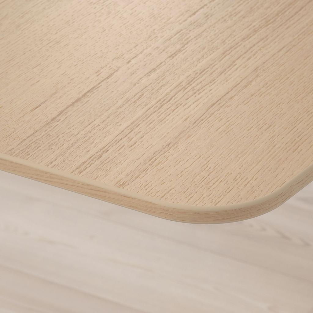 BEKANT IKEA Стол, дуб/белый, 140x60 cm