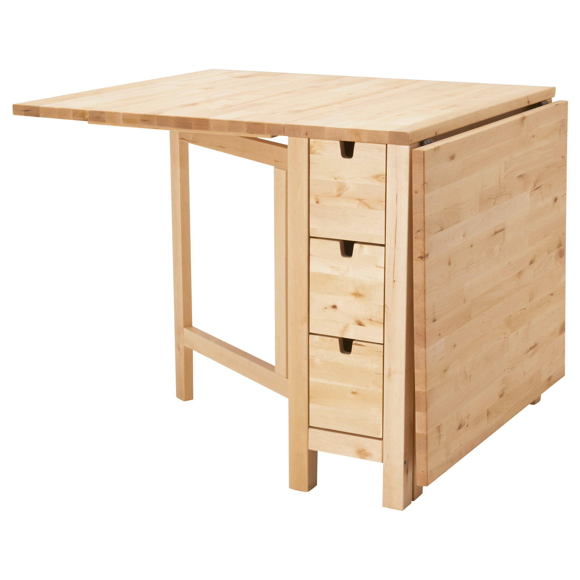 NORDEN IKEA Cтол складной, 26/89/152x80 см, береза