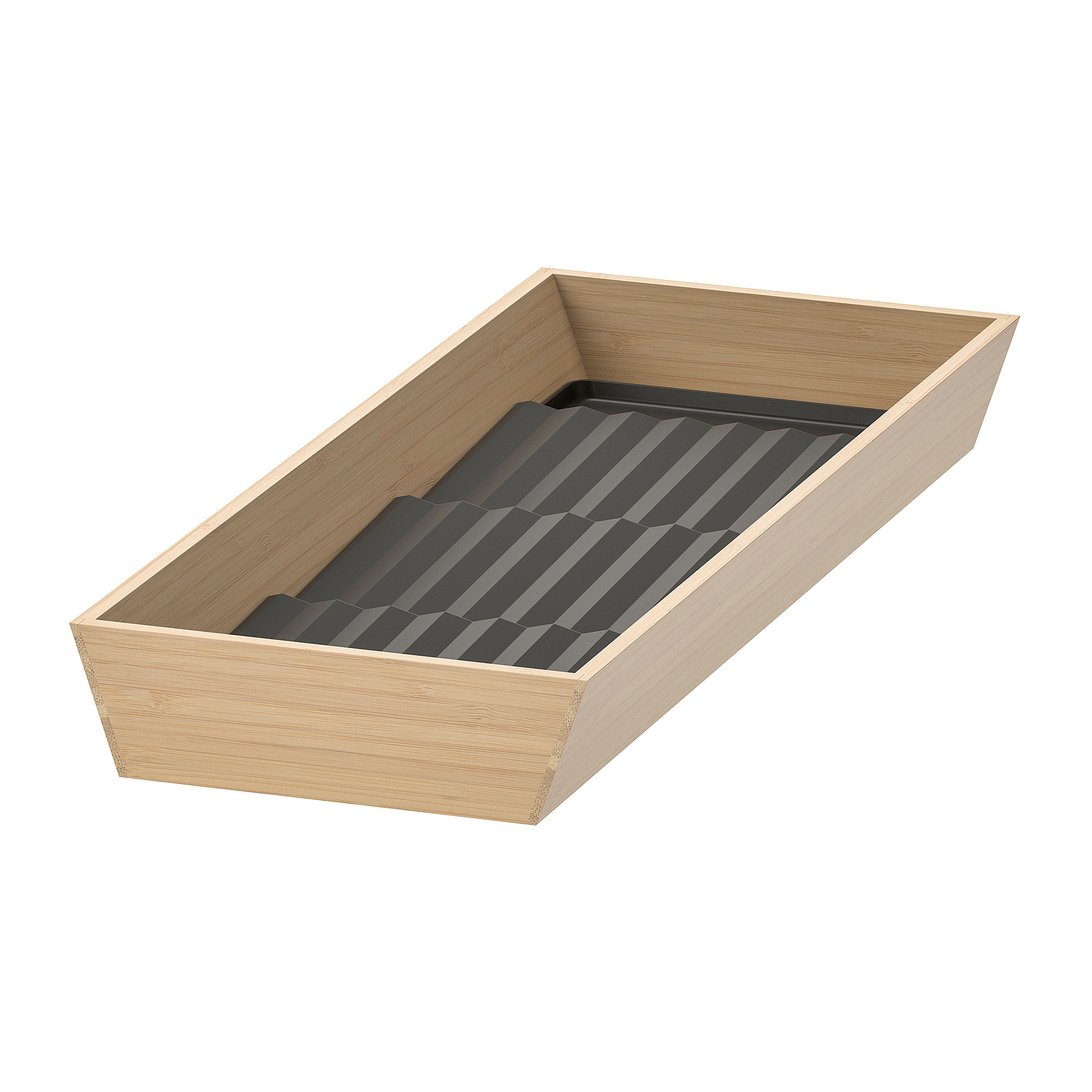 UPPDATERA IKEA Полка для специй, 20x50 см, бамбук/антрацит