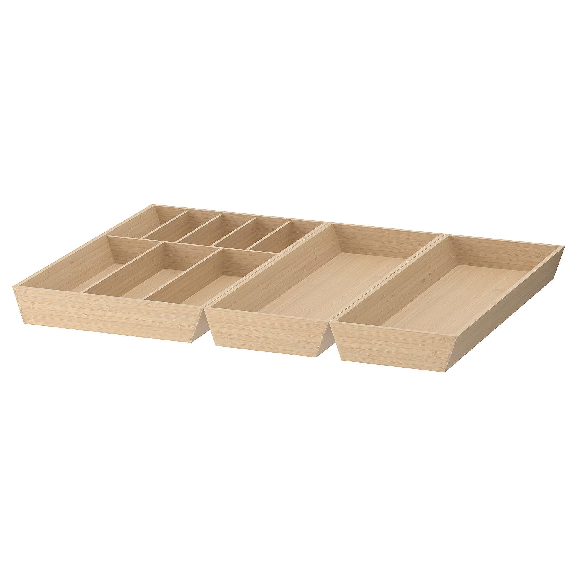 UPPDATERA IKEA Лоток для столовых приборов, 72x50 см,, светлый бамбук