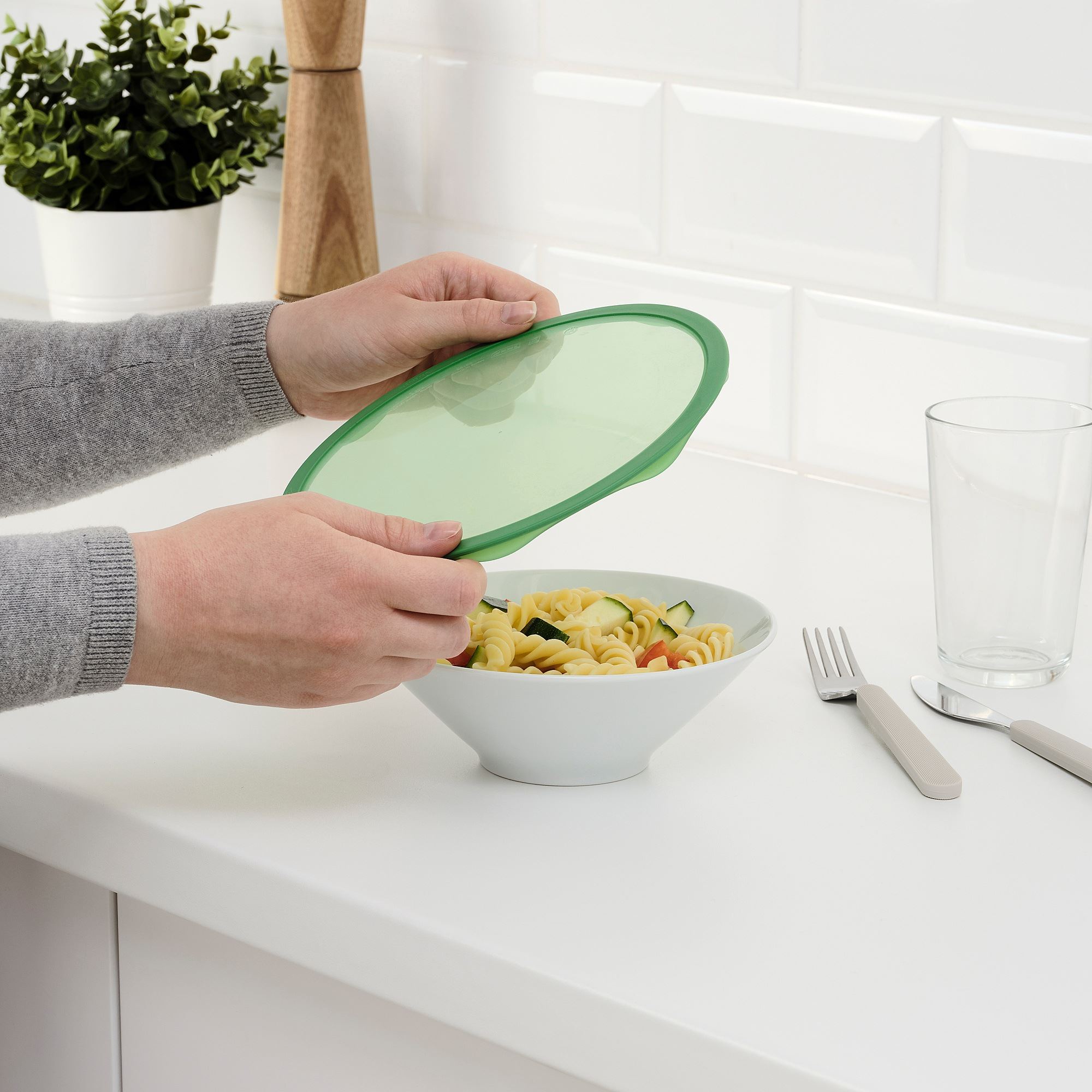 SKVIMPA IKEA Крышка, 19 см, силикон