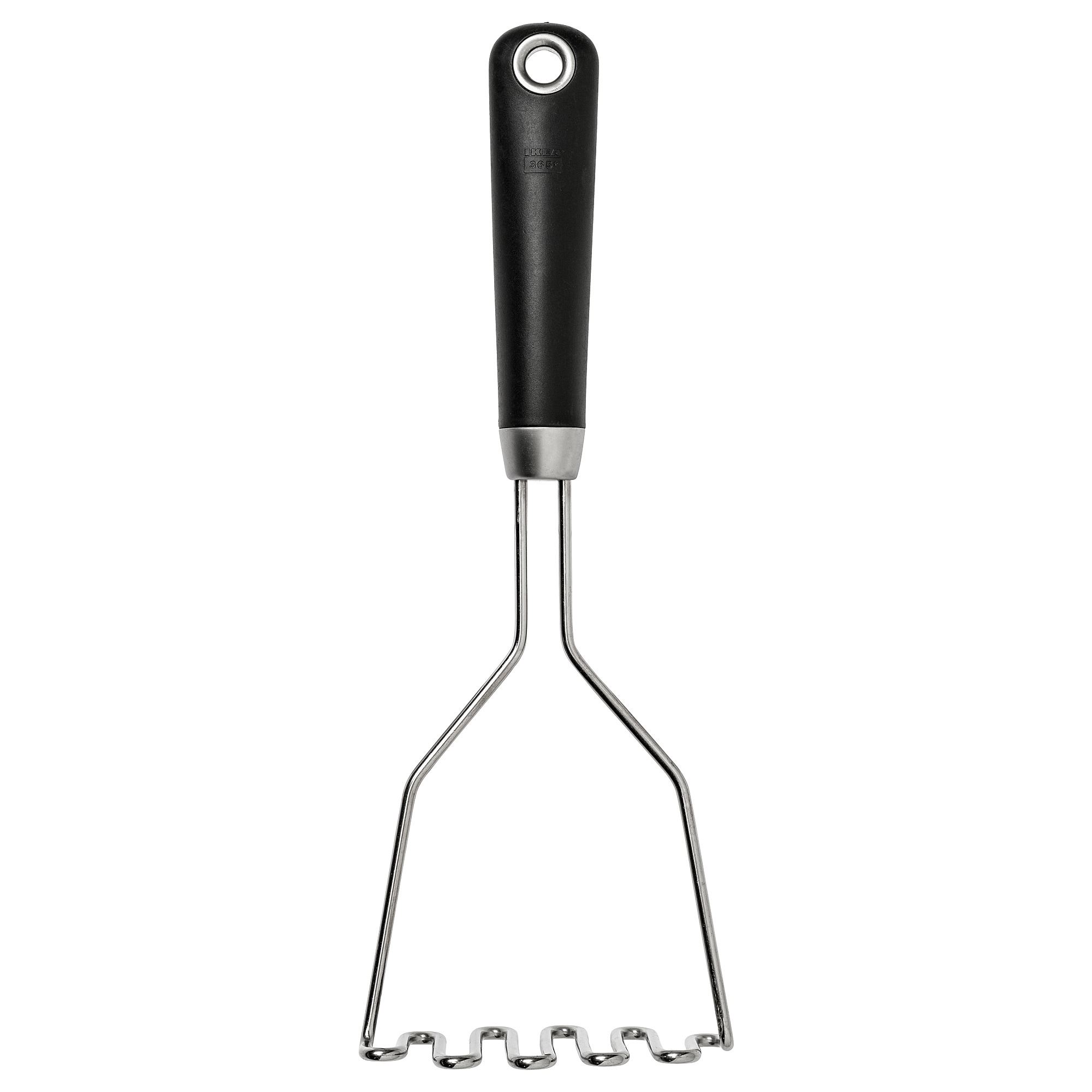 IKEA 365+ HJALTE Толкушка для картофеля, нержавеющая сталь/черный