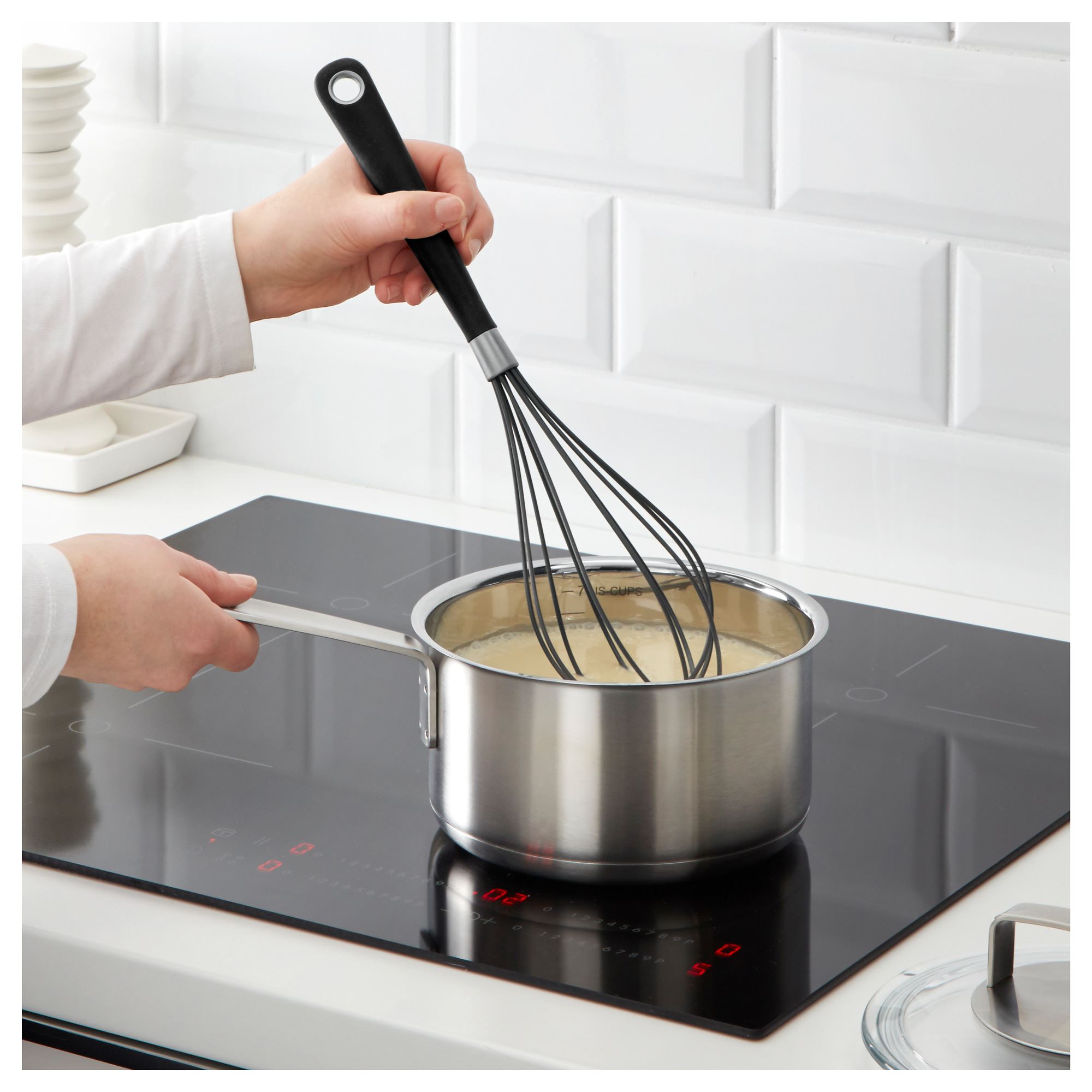 IKEA 365+ HJALTE Венчик, нержавеющий сталь/черный