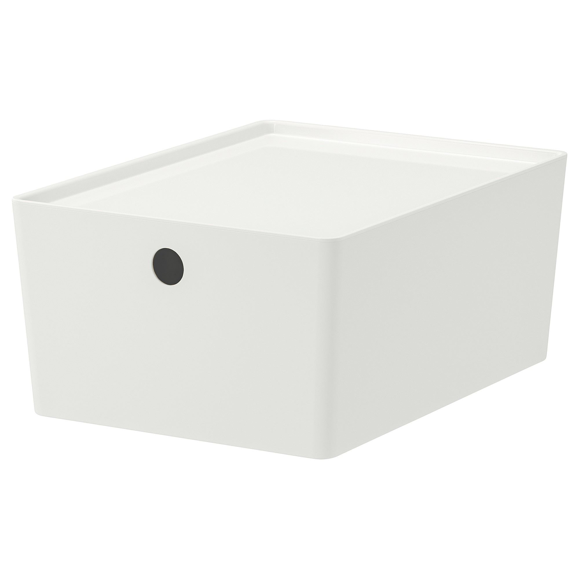 KUGGIS IKEA Контейнер с крышкой, 26x35x15 см, белый