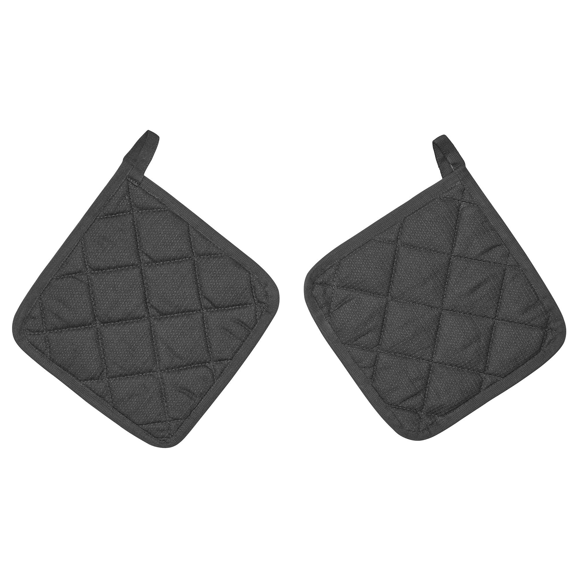 RINNIG IKEA РИННИГ Прихватка, серый, 21x21 см