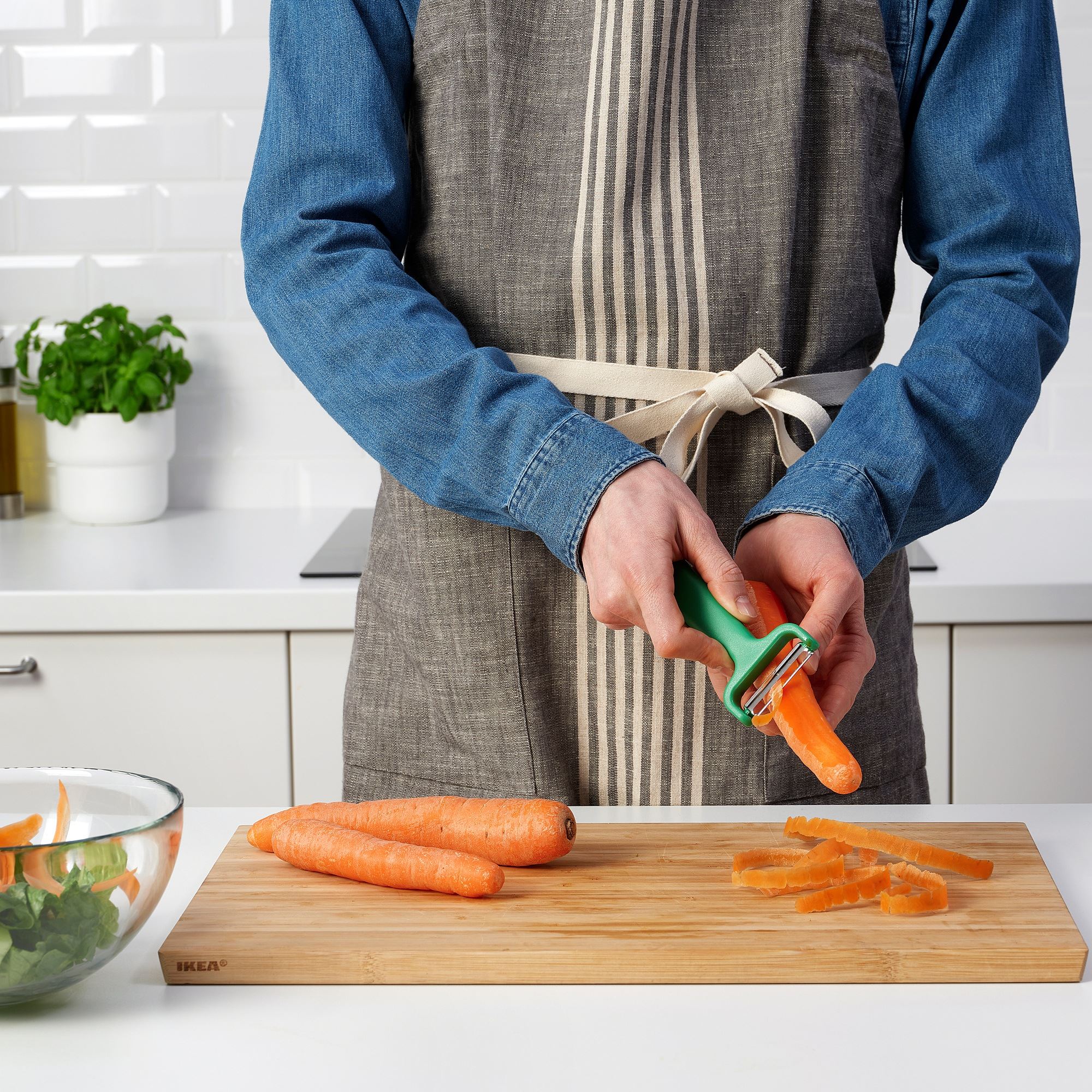 UPPFYLLD IKEA УППФИЛЛД Нож для очистки , ярко-зеленый