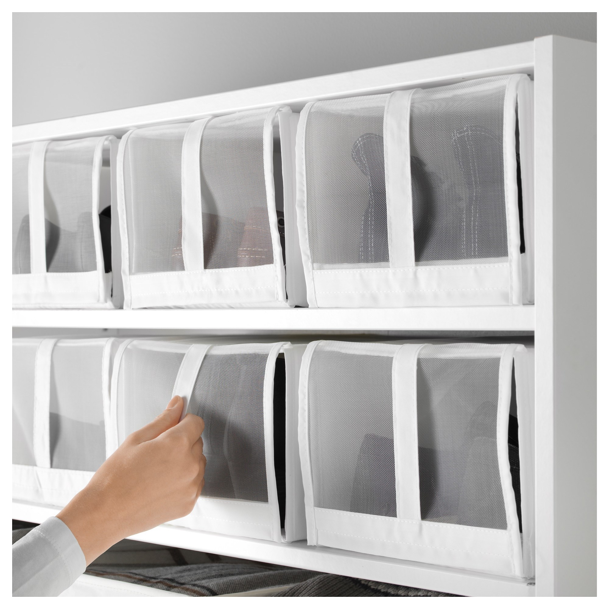 SKUBB IKEA Коробка для обуви, белый, 22x34x16 см