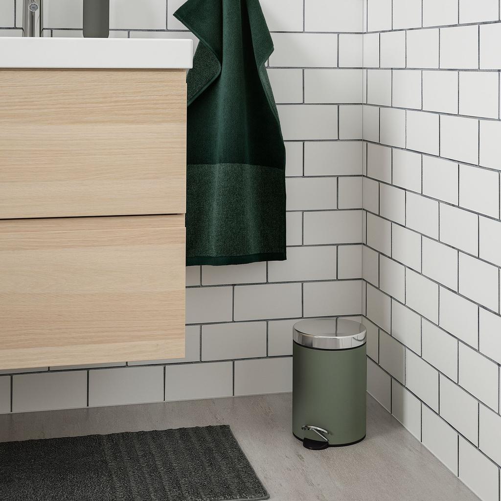 EKOLN IKEA Мусорное ведро, серо-зеленый