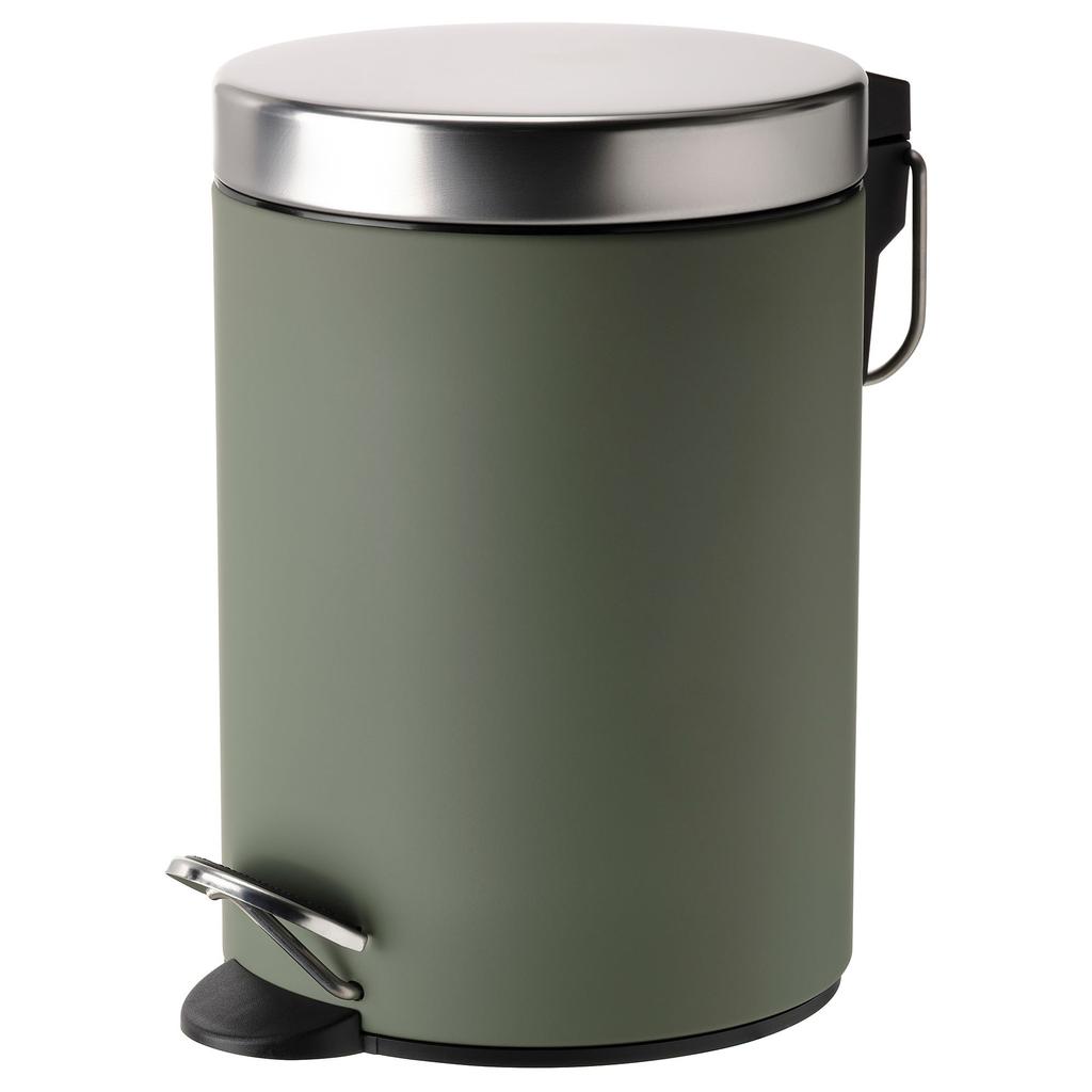 EKOLN IKEA Мусорное ведро, серо-зеленый