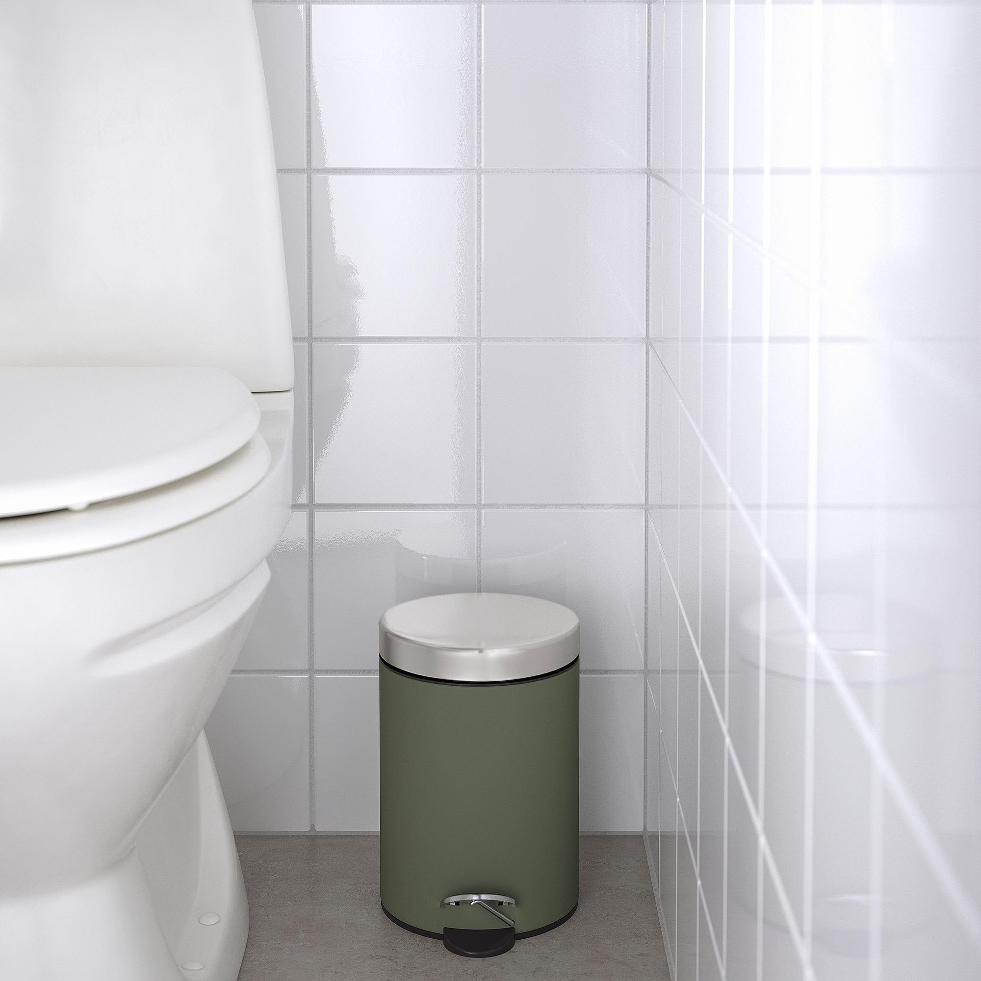 EKOLN IKEA Мусорное ведро, серо-зеленый
