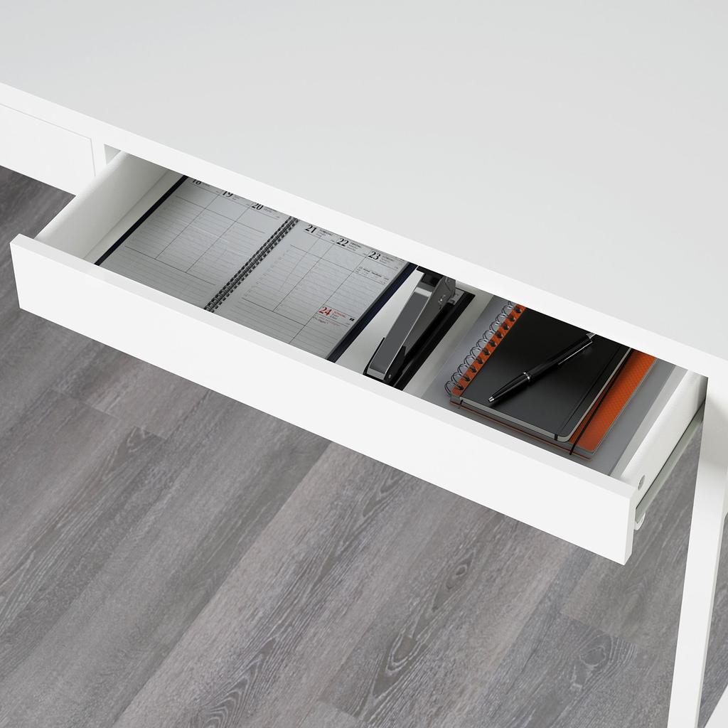 MICKE IKEA МИККЕ Письменный стол, белый, 142x50 см