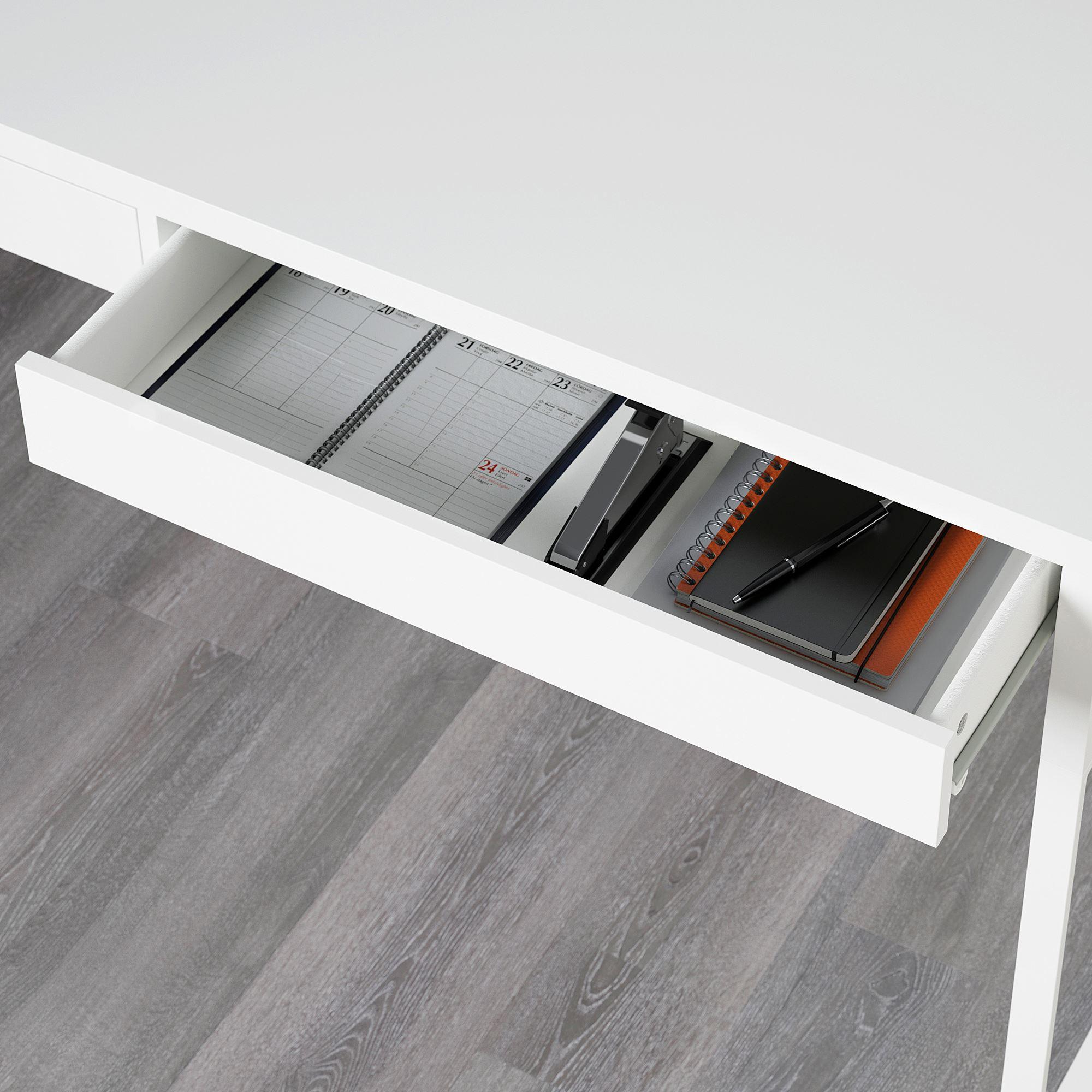 MICKE IKEA МИККЕ Письменный стол, белый, 142x50 см