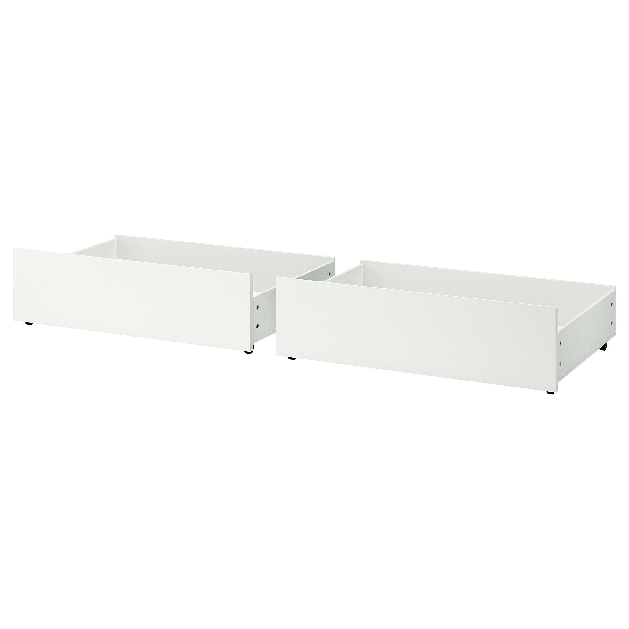 MALM IKEA Ящик д/высокого каркаса кровати, белый, 200 см