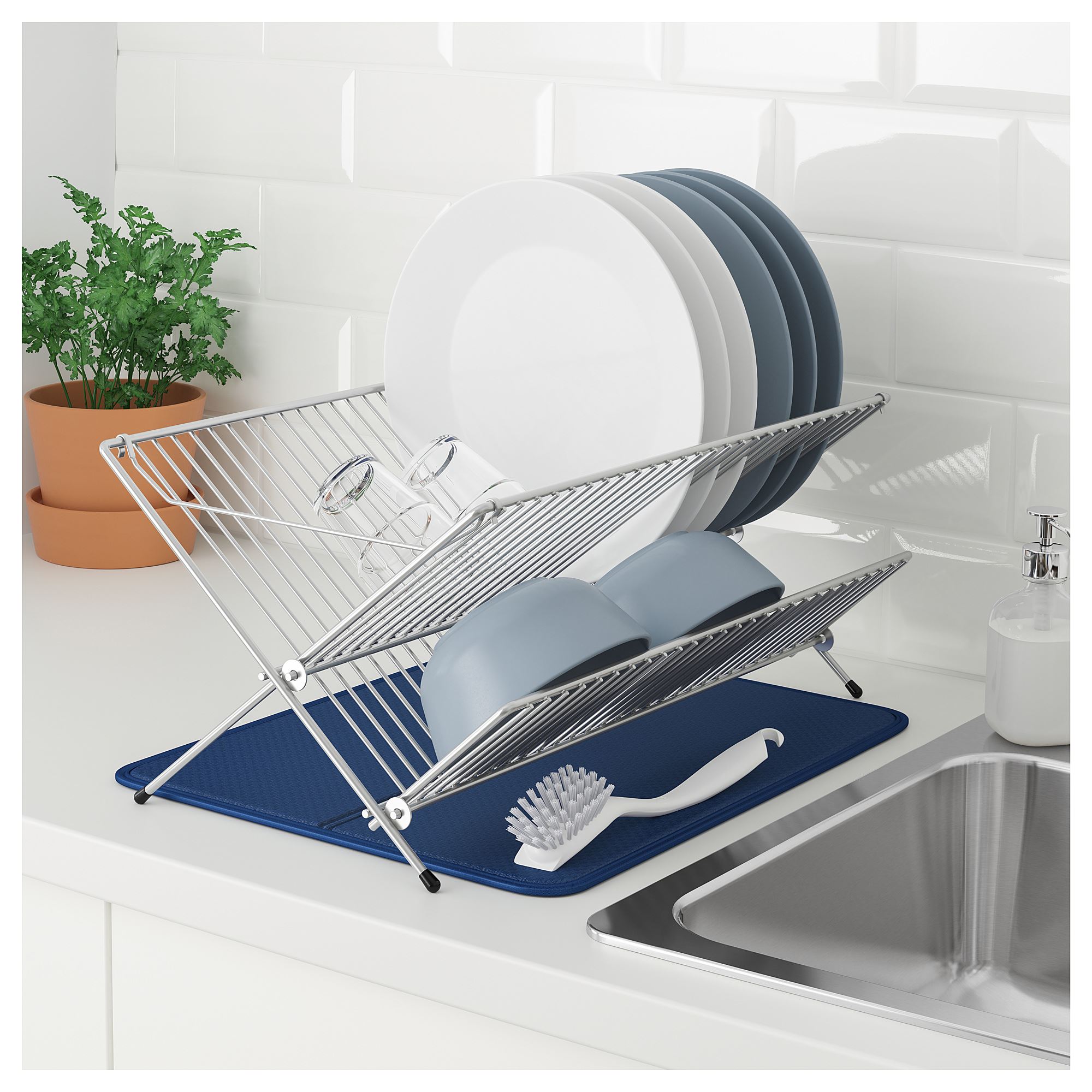 KVOT IKEA Сушилка посудная, оцинковка