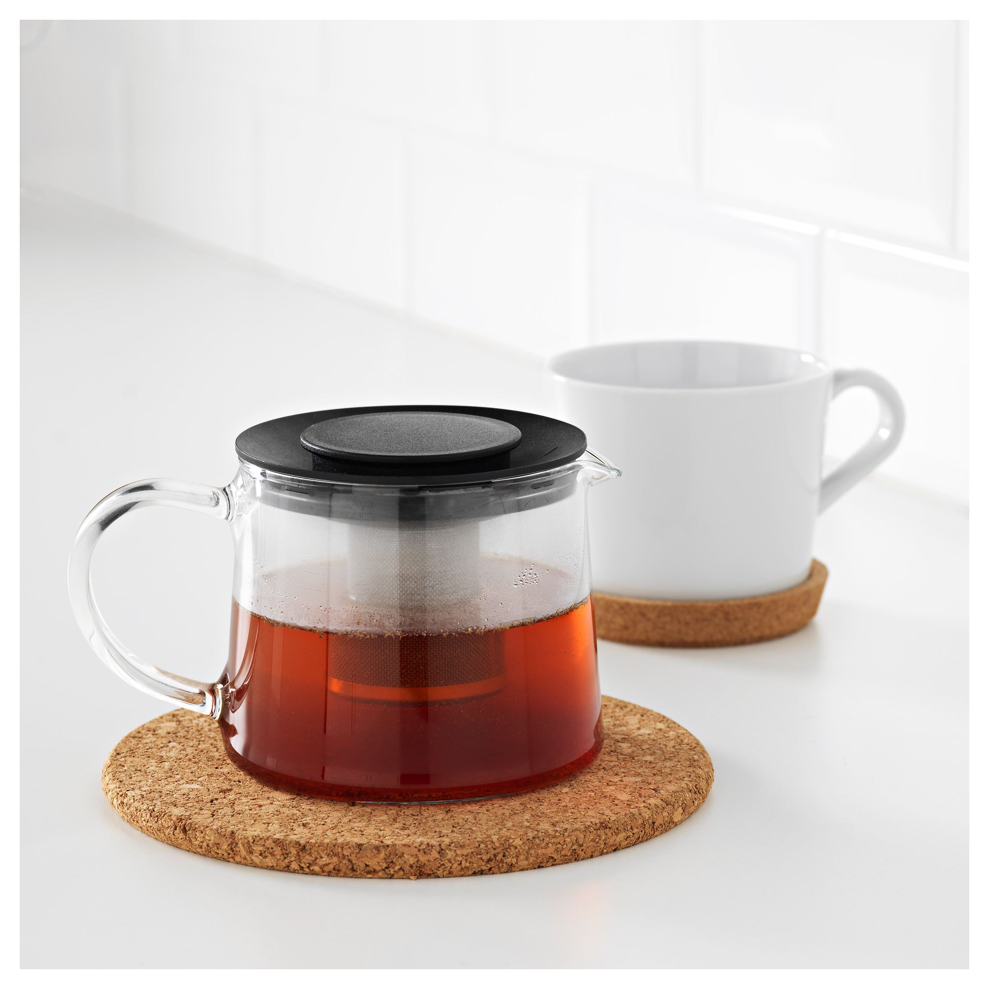 RIKLIG IKEA Чайник заварочный, стекло 0.6 л