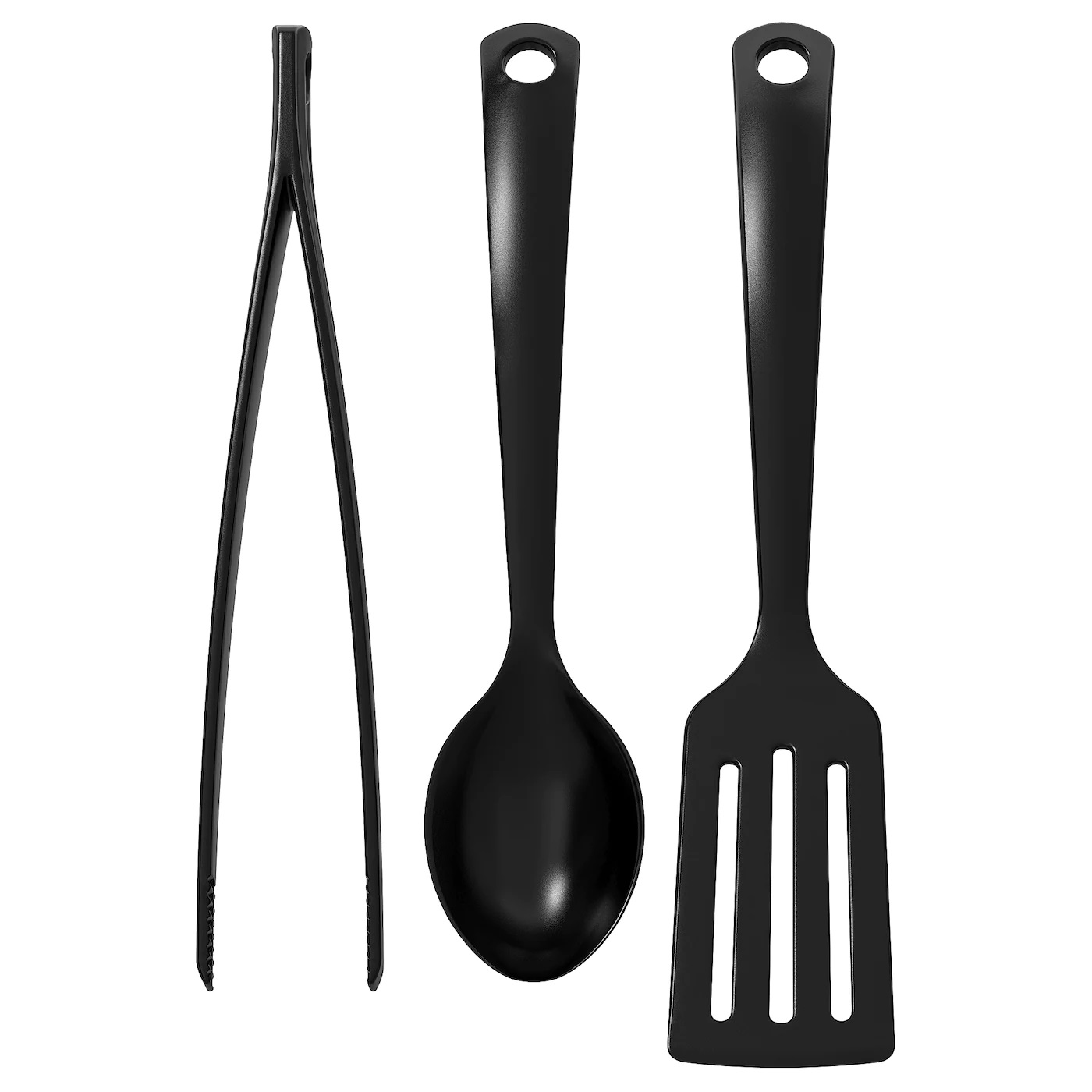 GNARP IKEA ГНАРП Кухонные приборы, 3 предм, черный