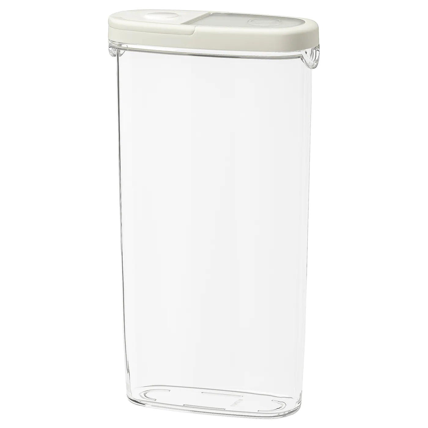 IKEA 365+ Контейнер для сухих продуктов, прозрачный/белый 2.3 л