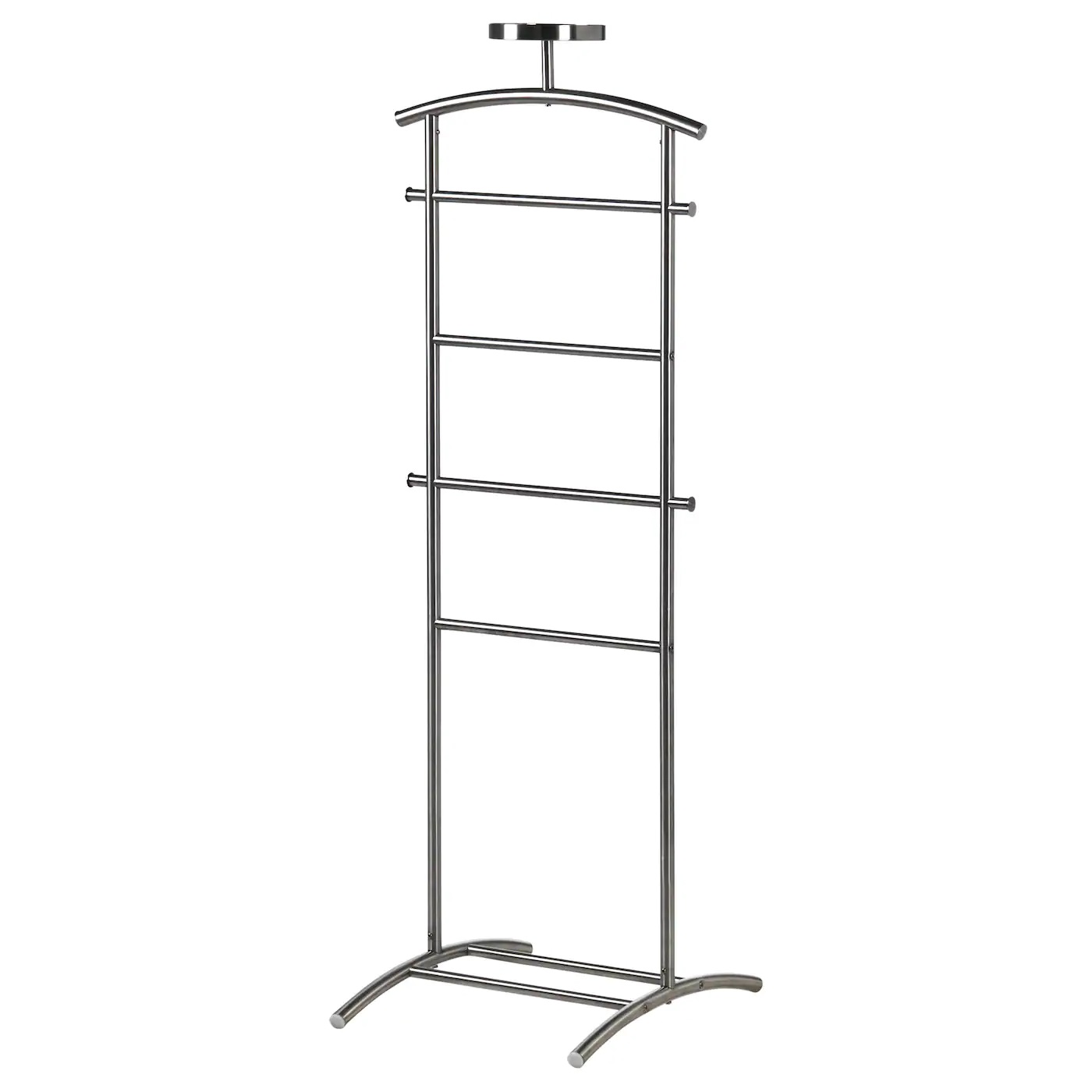 GRUNDTAL IKEA Плечики напольные, нержавеющая сталь 46x128 см