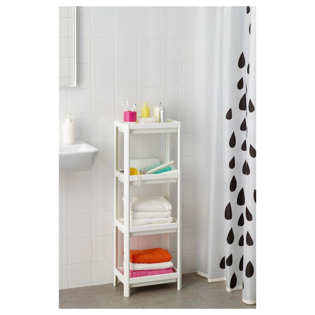 VESKEN IKEA Стеллаж, белый 36x23x100 см