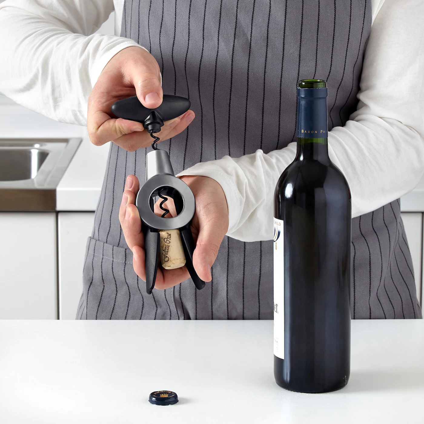 IKEA 365+ VARDEFULL ИКЕА 365+ ВЭРДЕ Штопор, черный