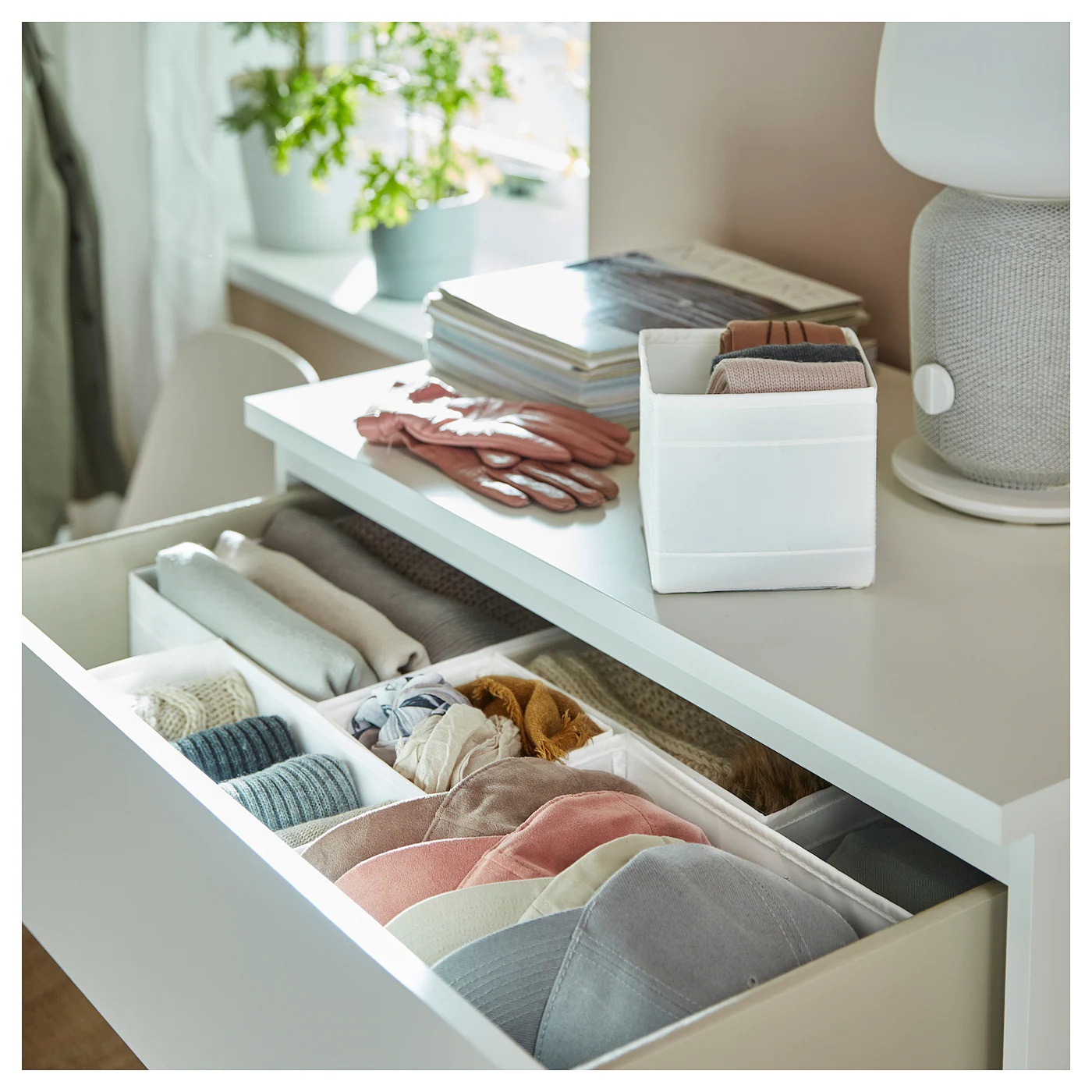 SKUBB IKEA Набор коробок, 6 шт., белый