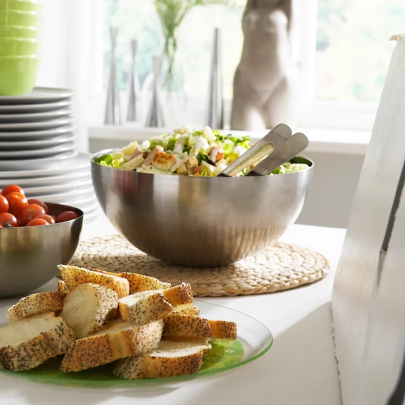 BLANDA IKEA Сервировочная миска, нержавеющая сталь 28 см