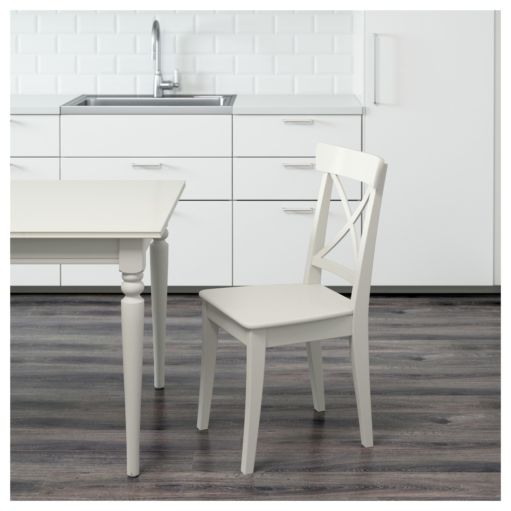 INGOLF IKEA ИНГОЛЬФ Стул, белый
