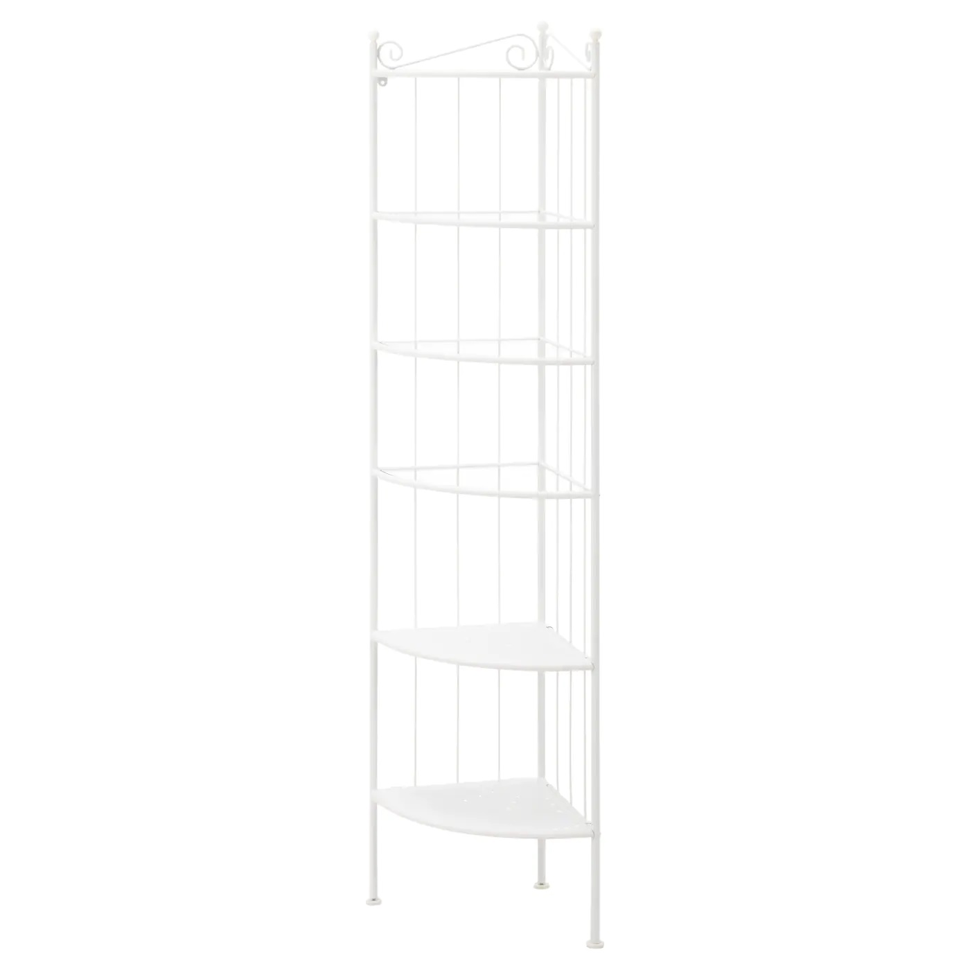 RONNSKAR IKEA РЁНШЭР Стеллаж угловой, белый, 37x176 см