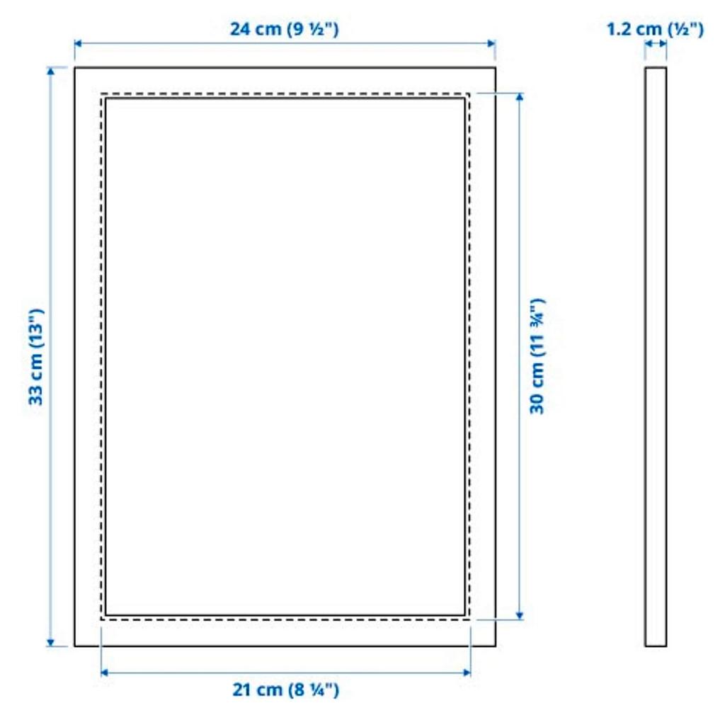 FISKBO IKEA Рамка для фото, розовый, 21x30 см