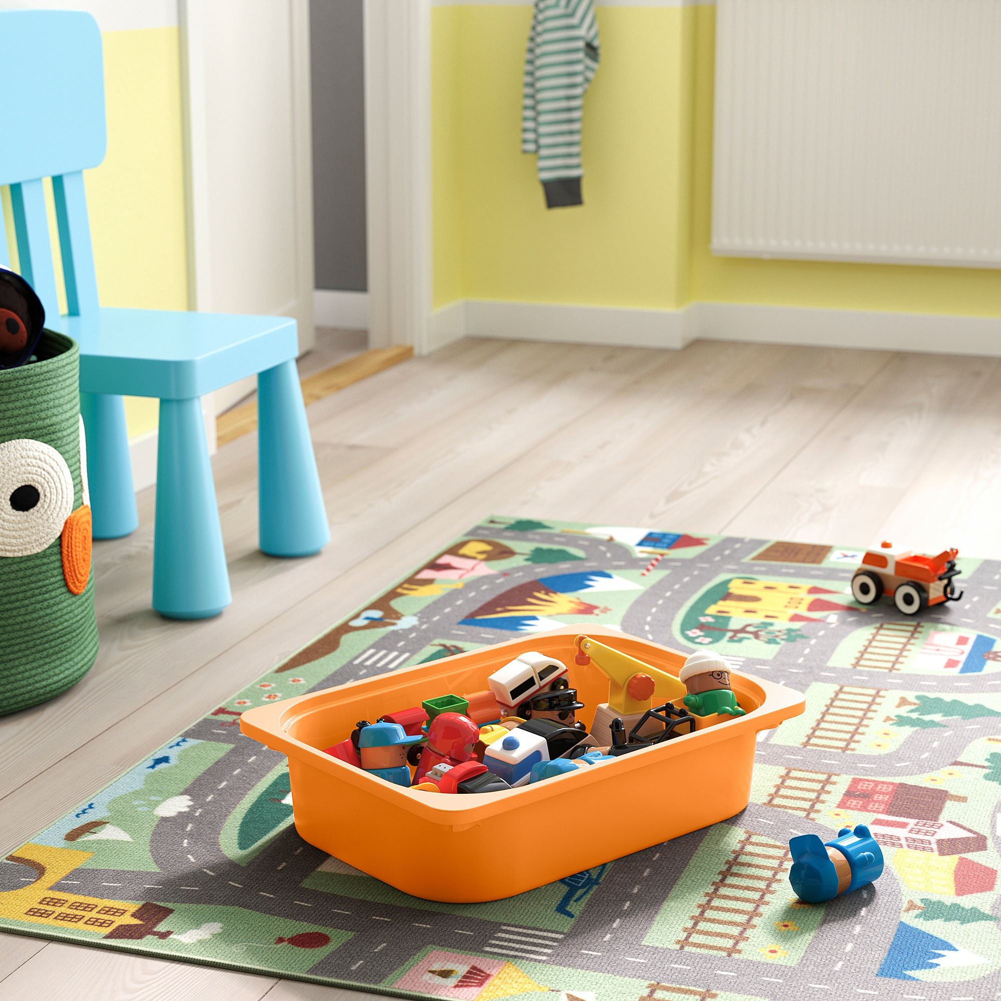 TROFAST IKEA Контейнер, оранжевый, 42x30x10 см