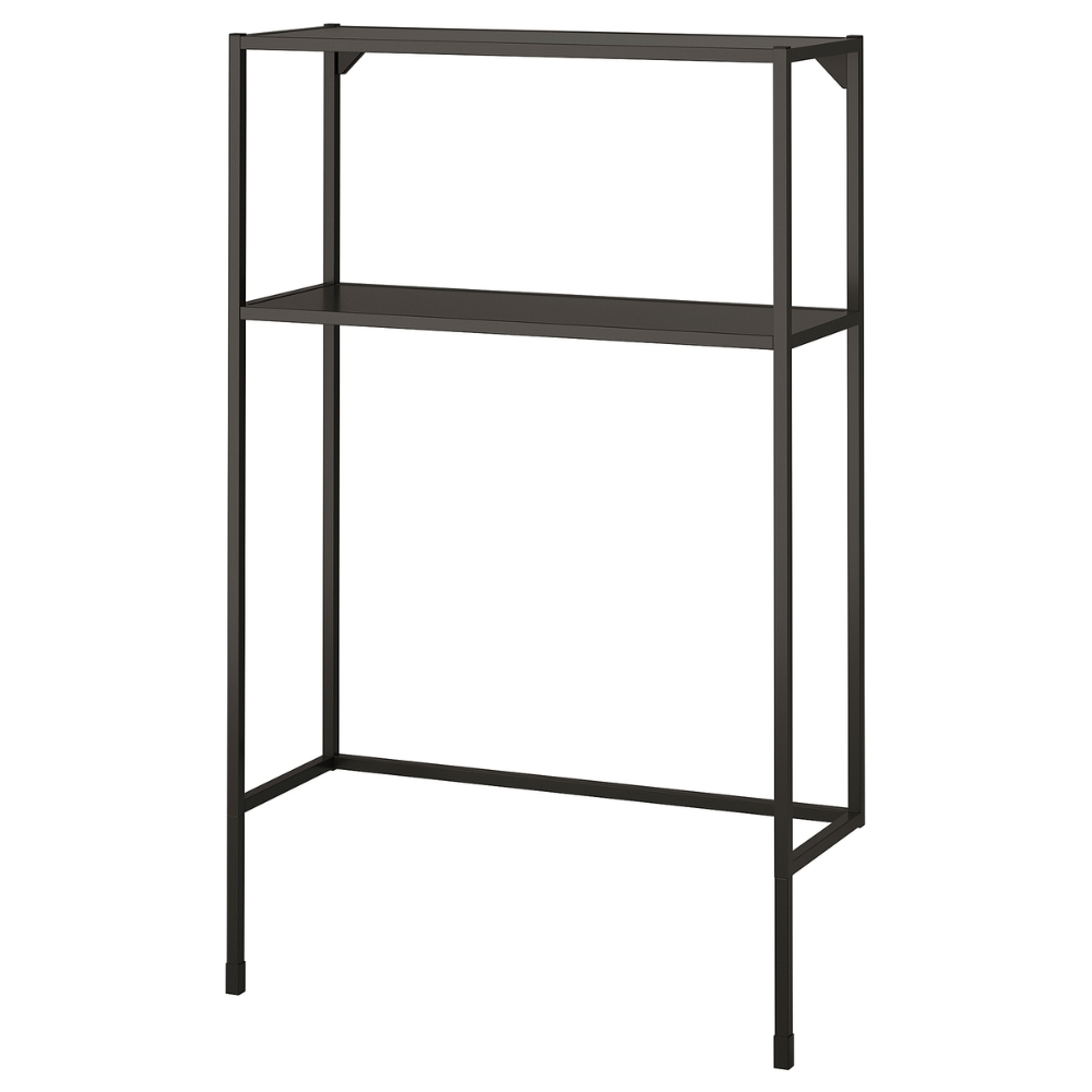 ENHET IKEA Каркас с полками д/стиральн машины, антрацит, 80x30x129 см