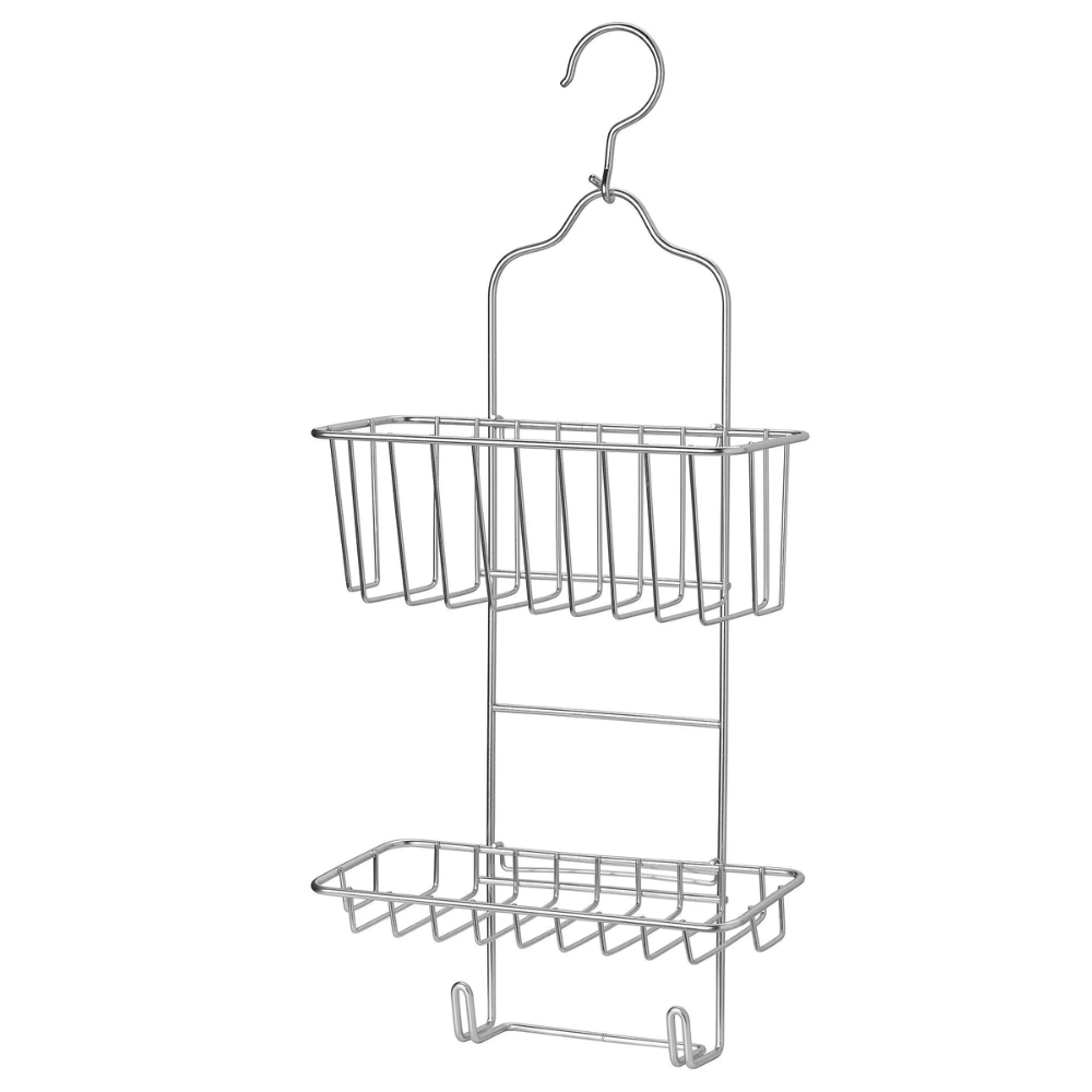 KROKFJORDEN IKEA Корзина подвесная для душа, оцинкованный, 24x53 см