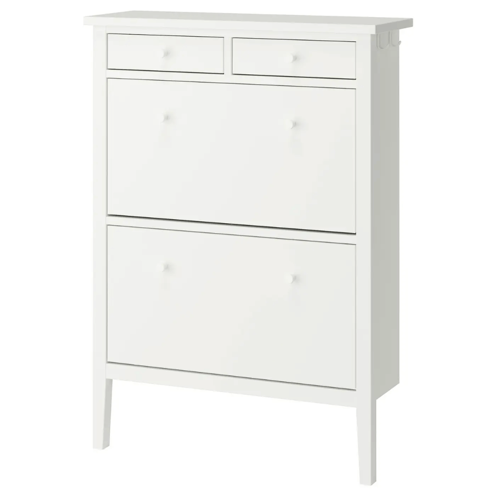 GULLABERG IKEA Обувной шкаф с 2 отделениями, белый, 88x30x122 см