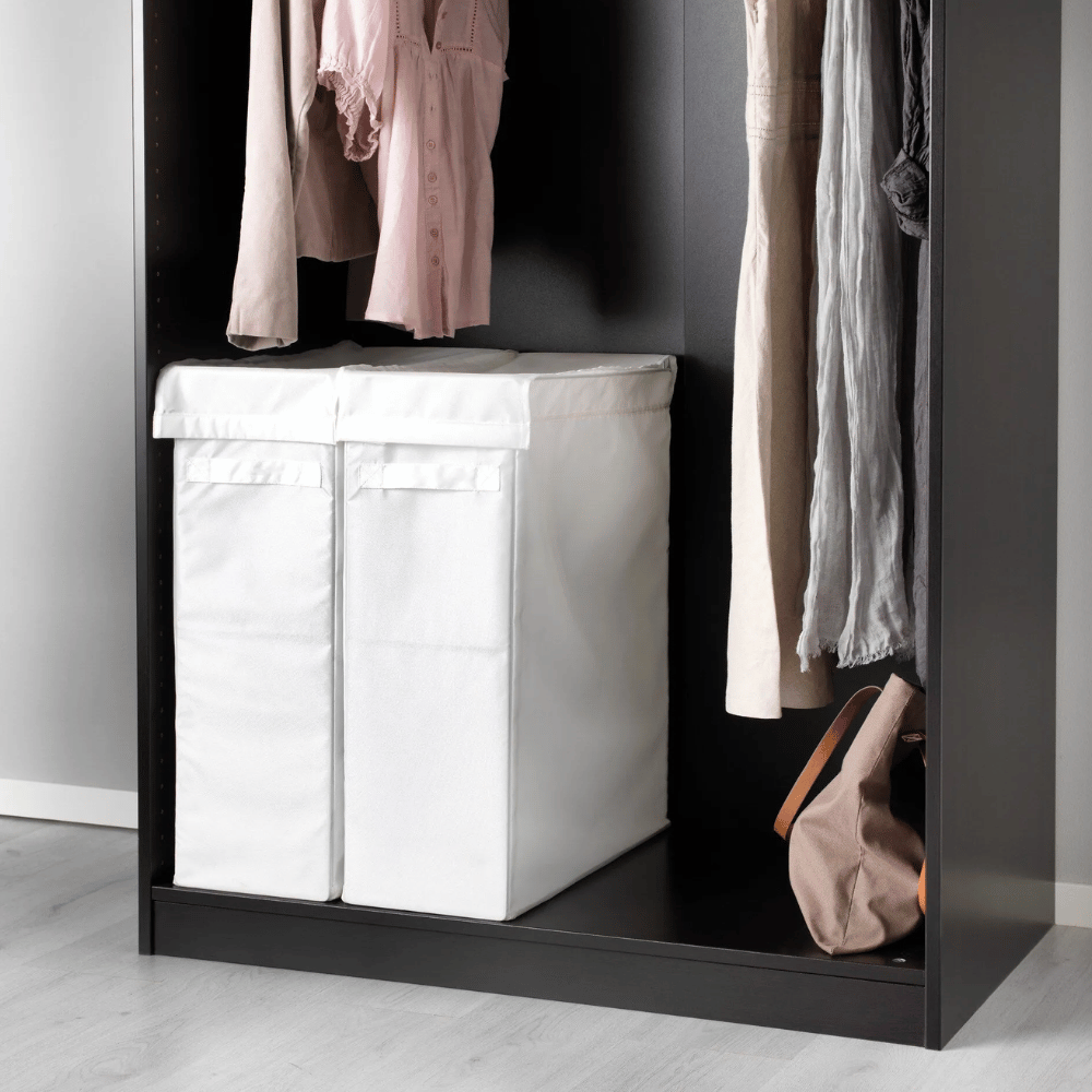 SKUBB IKEA Мешок/контейнер для белья на опоре, белый, 80 л