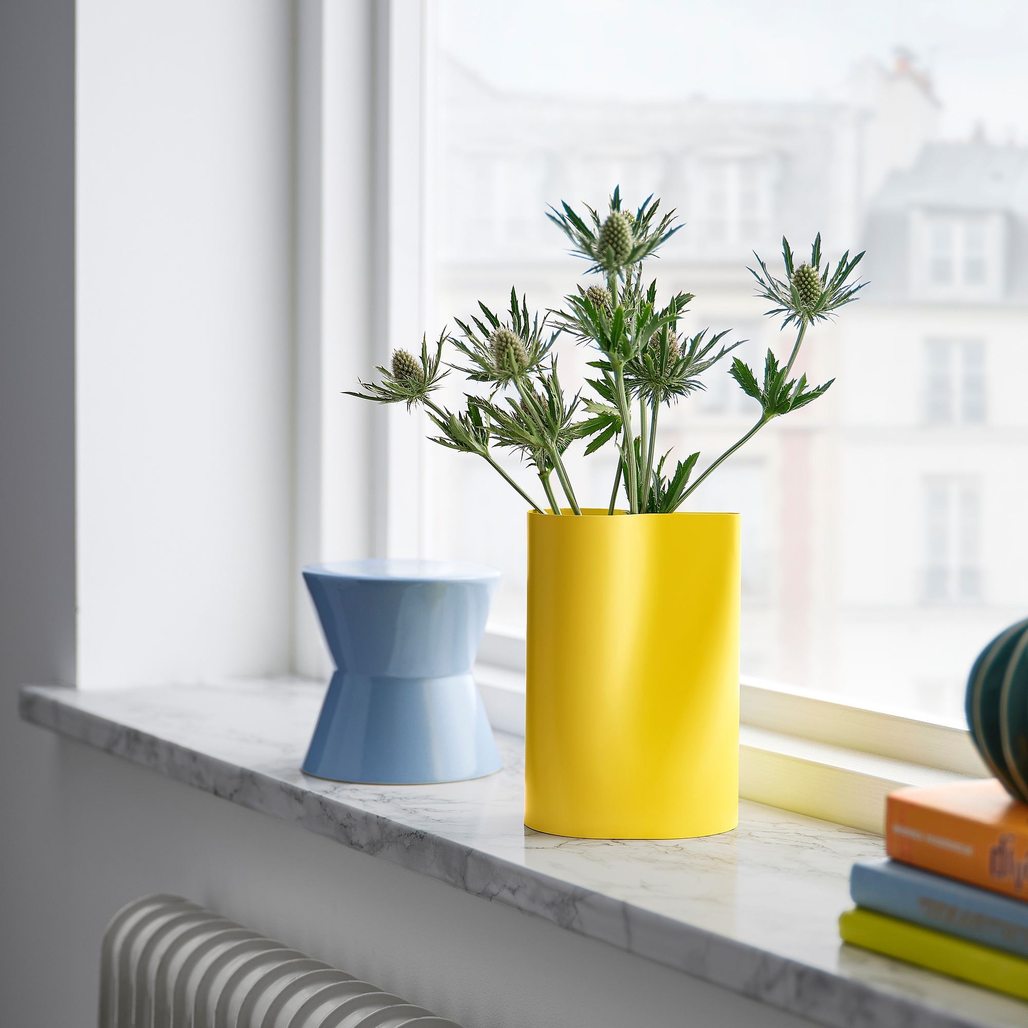 CHILIFRUKT IKEA Vaza/sulama qabı, parlaq-sarı, 17 sm