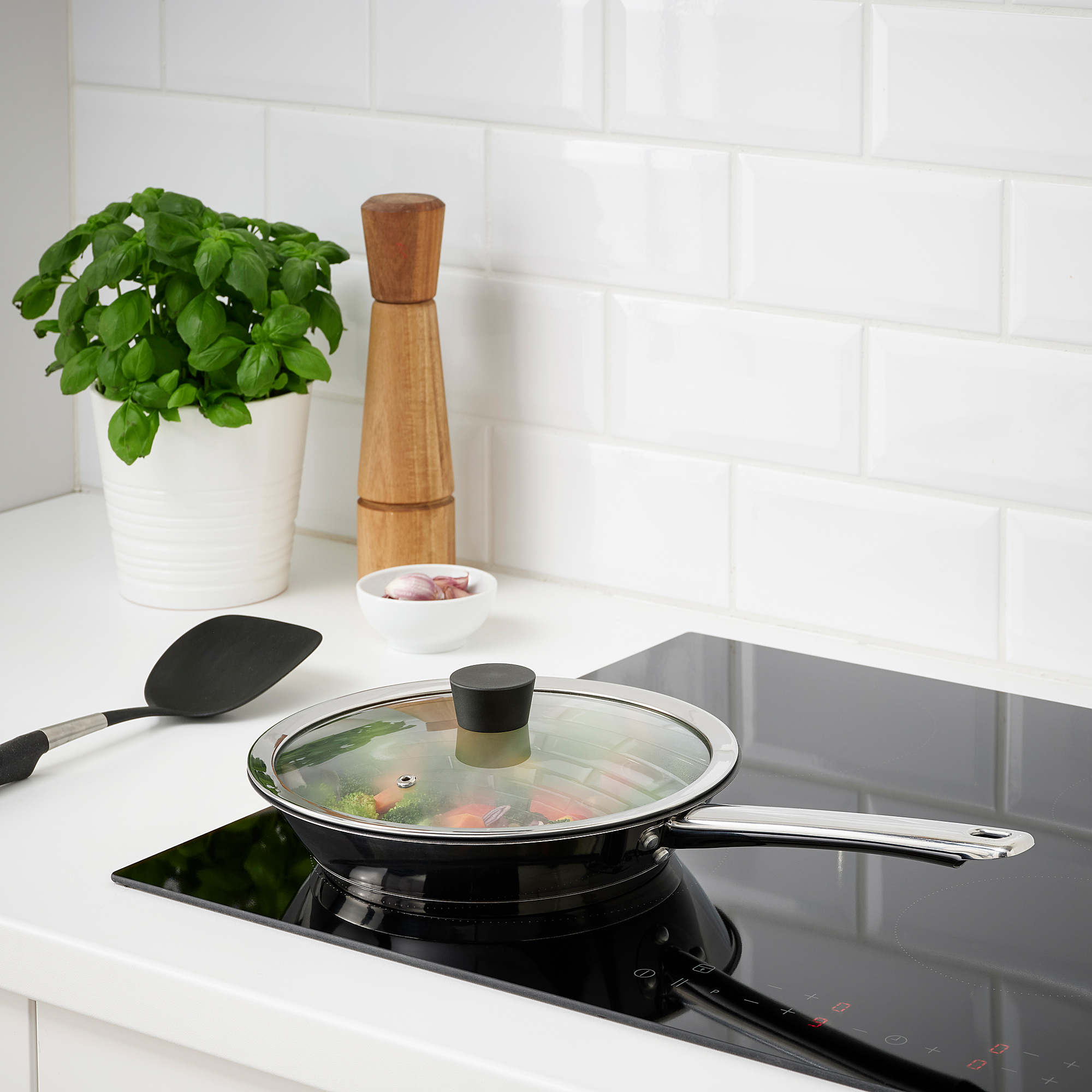 KLOCKREN IKEA Qapaq, paslanmaz polad/şüşə, 25 sm