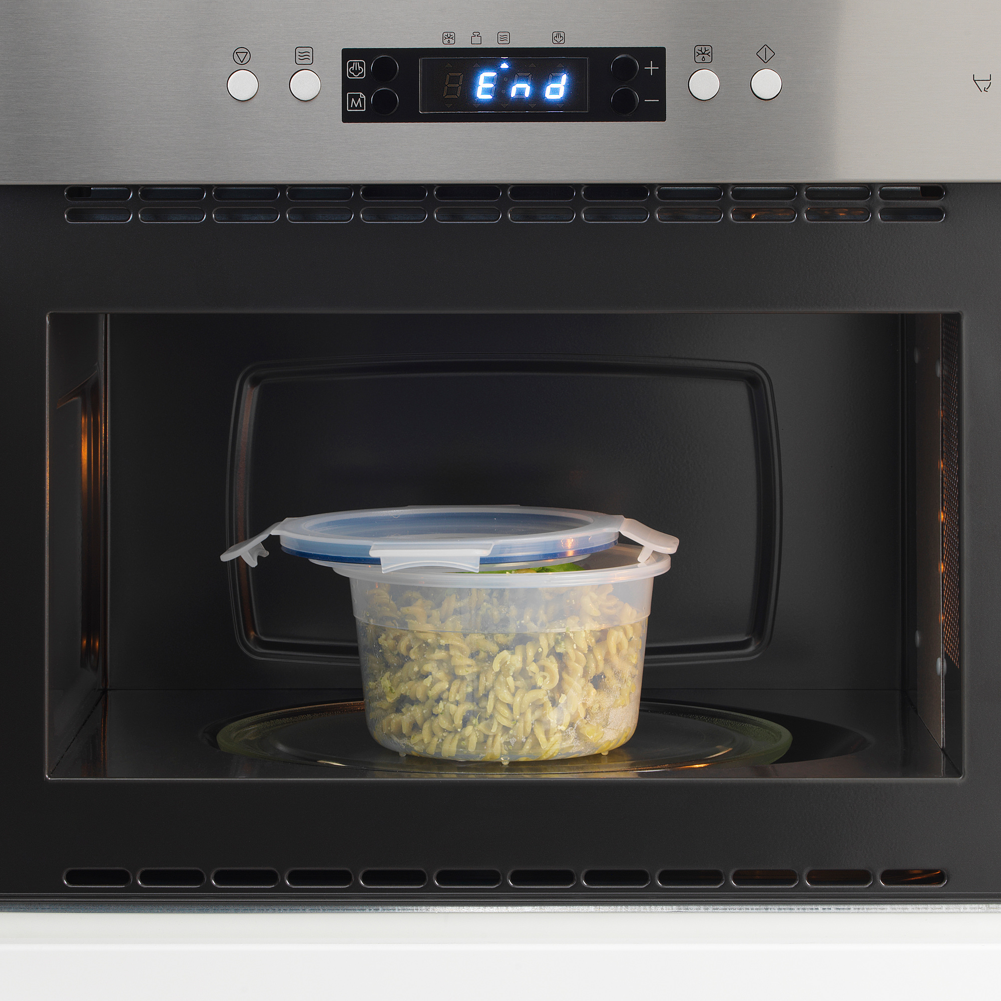 IKEA 365+ Qapaqlı saxlama qabı, plastik/plastik, 750 ml, dairəvi