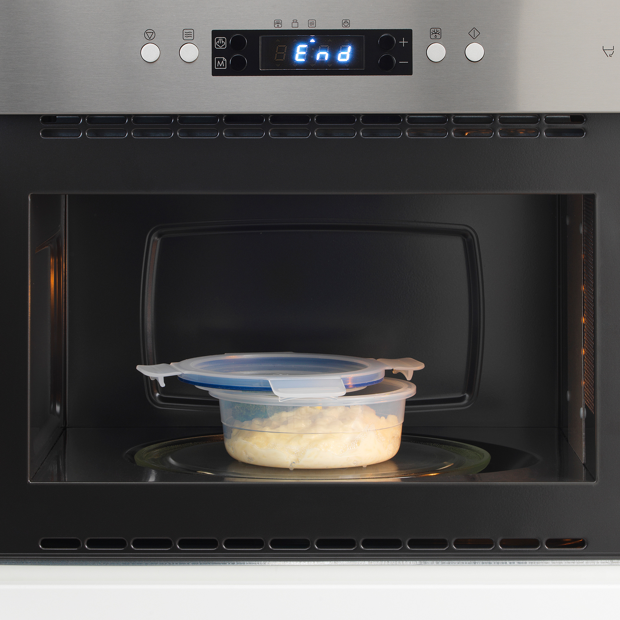 IKEA 365+ Qapaqlı saxlama qabı, plastik/plastik, 450 ml, dairəvi