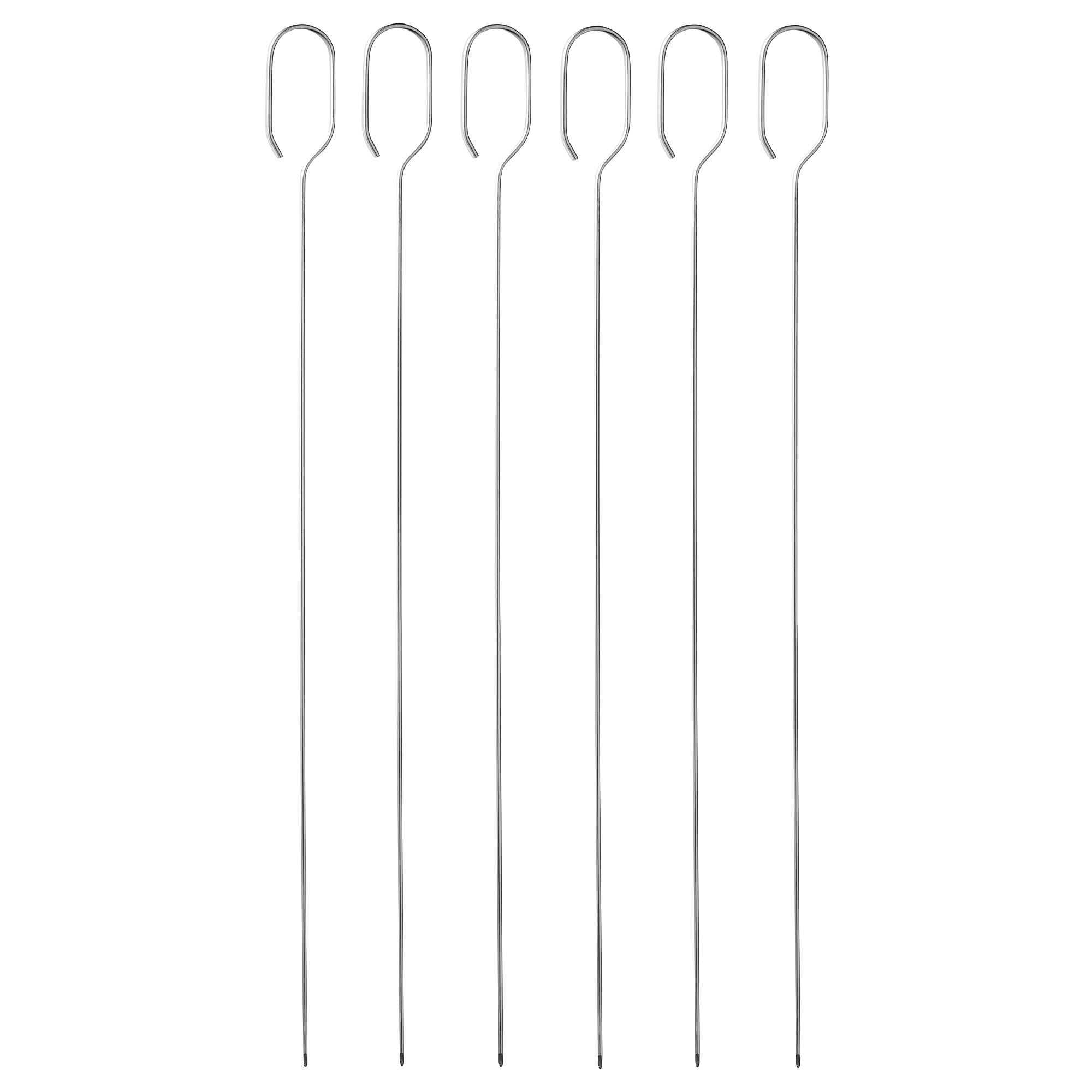 GRILLTIDER IKEA Çöp şiş, paslanmaz polad, 30 sm, 6 ədəd