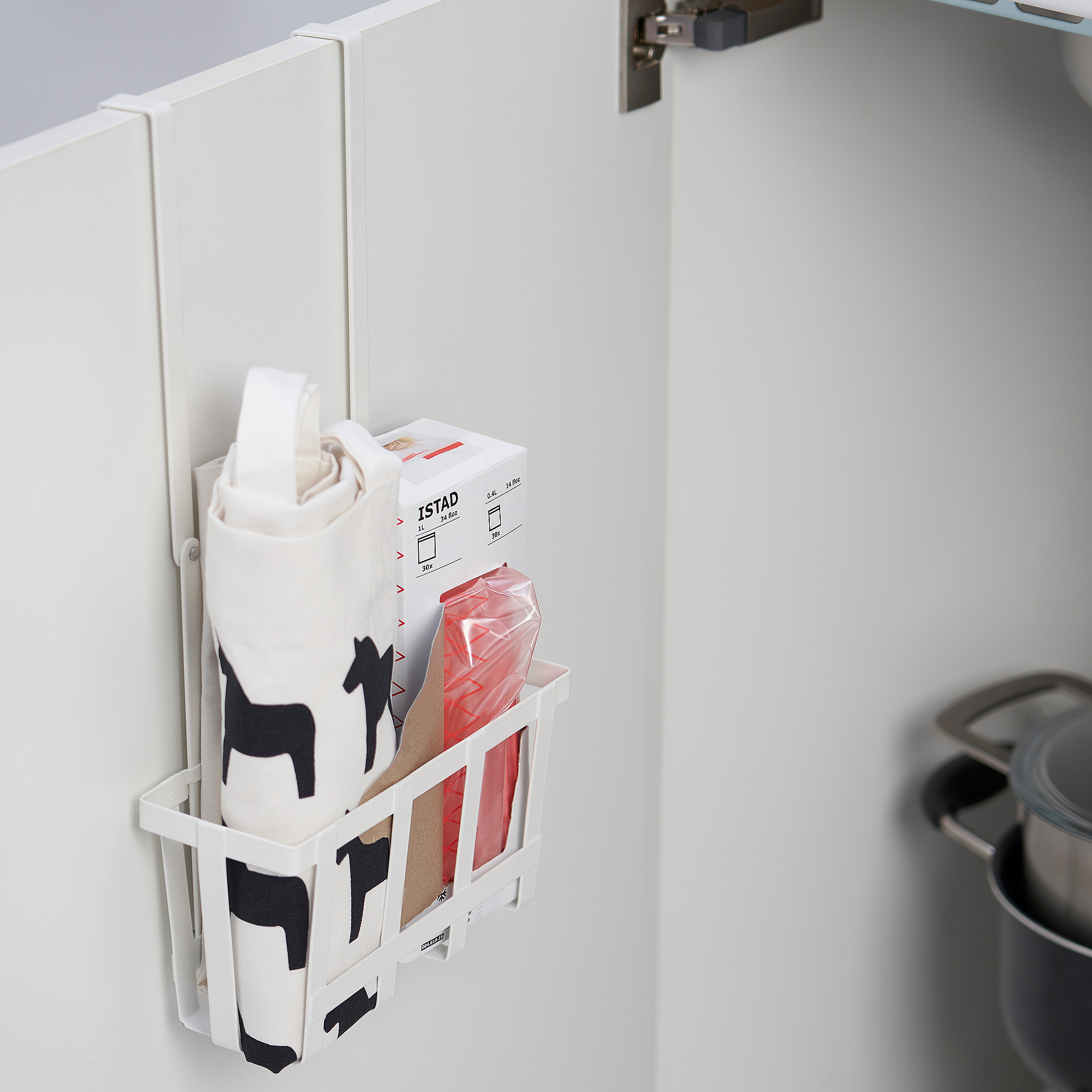 PALYCKE IKEA Qapıdan asılan konteyner, ağ, 20x7,5x36 sm