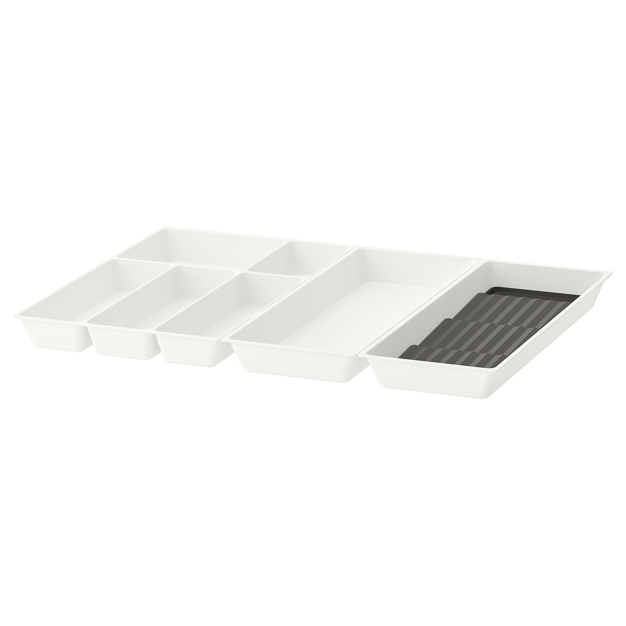 UPPDATERA IKEA Çəngəl-bıçaq üçün lotok, ağ, 72x50 sm/ədviyyat qabı