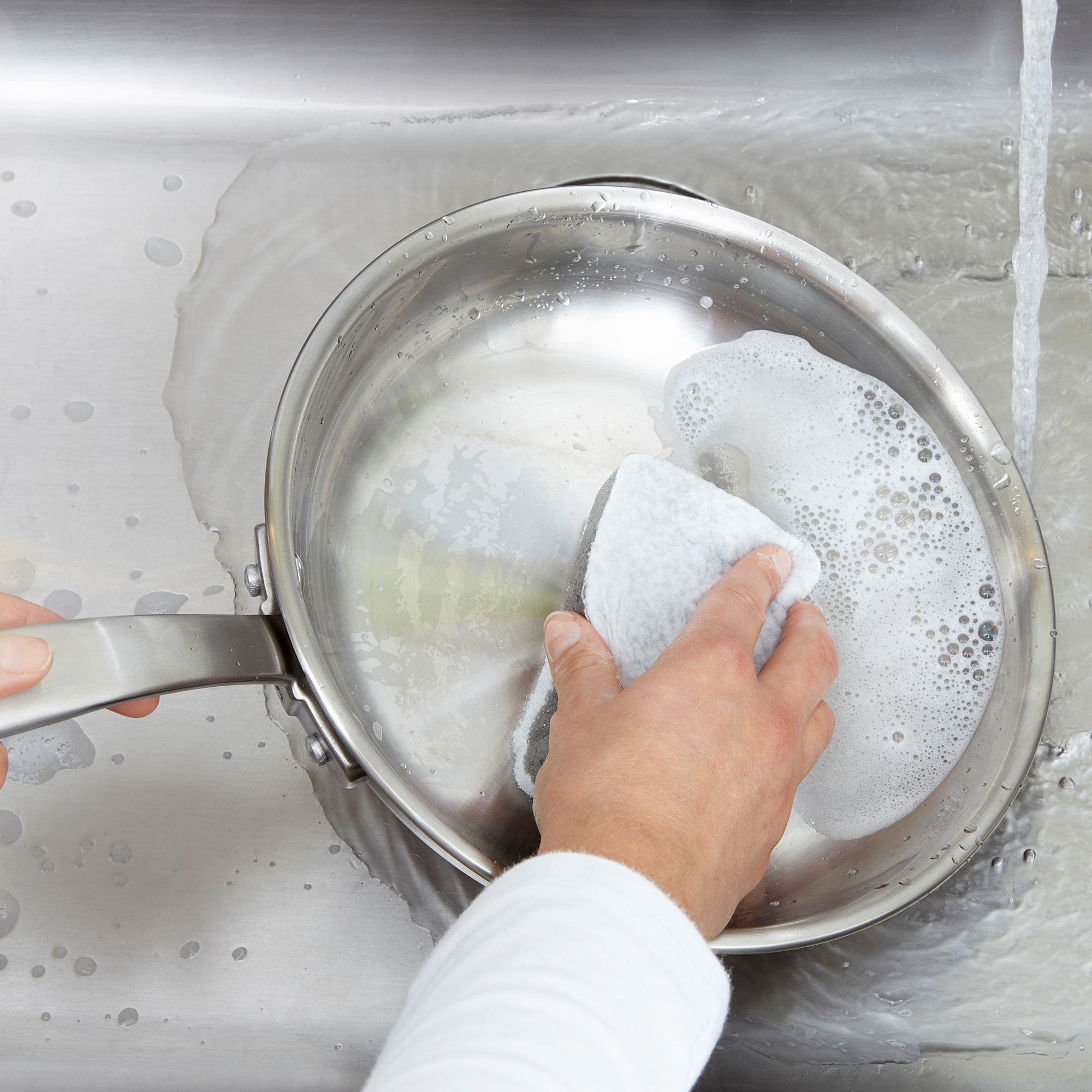 SVAMPIG IKEA Süngər, ağ/boz, 3 ədəd