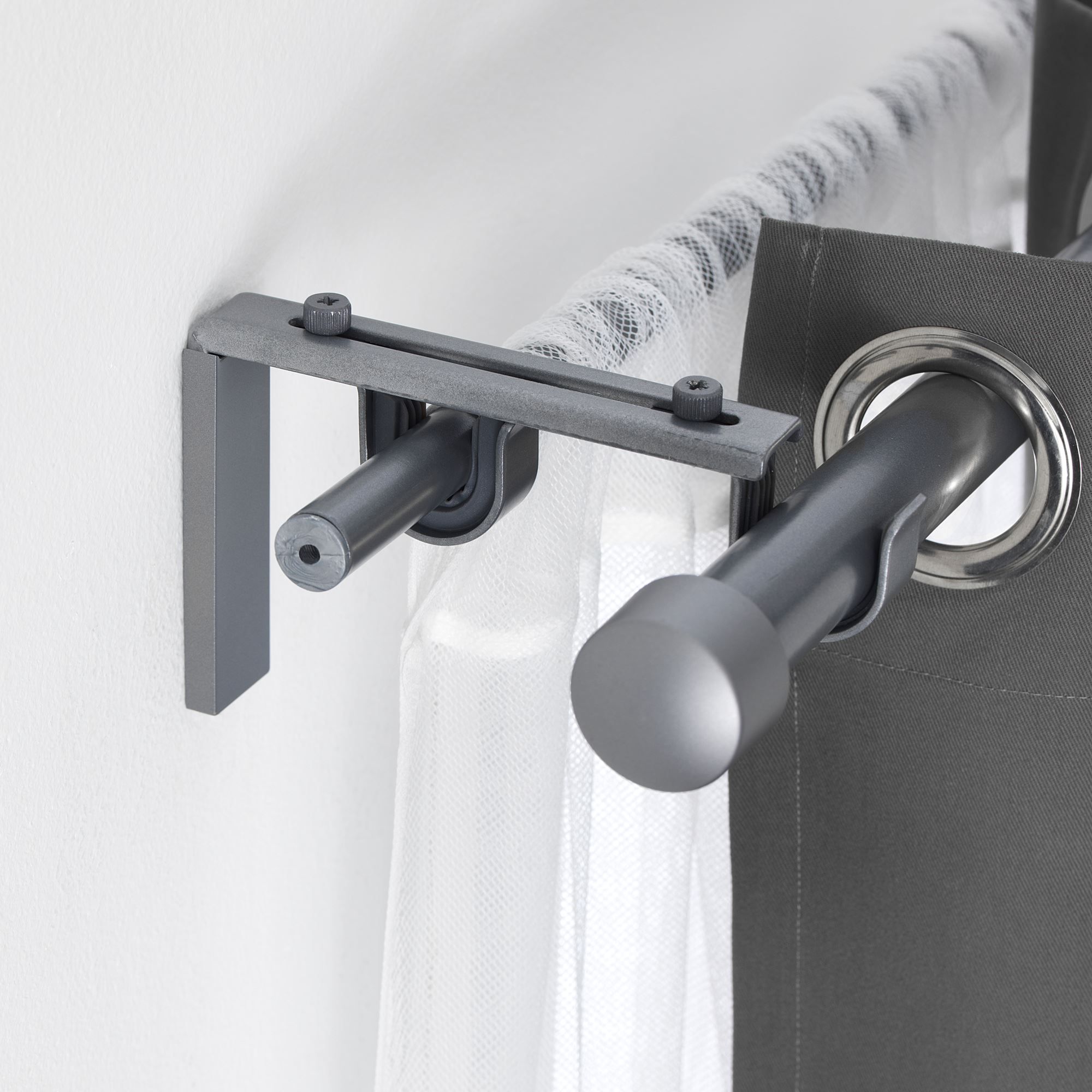 BETYDLIG IKEA БЕТИДЛИГ Karniz üçün tutacaq, gümüşü