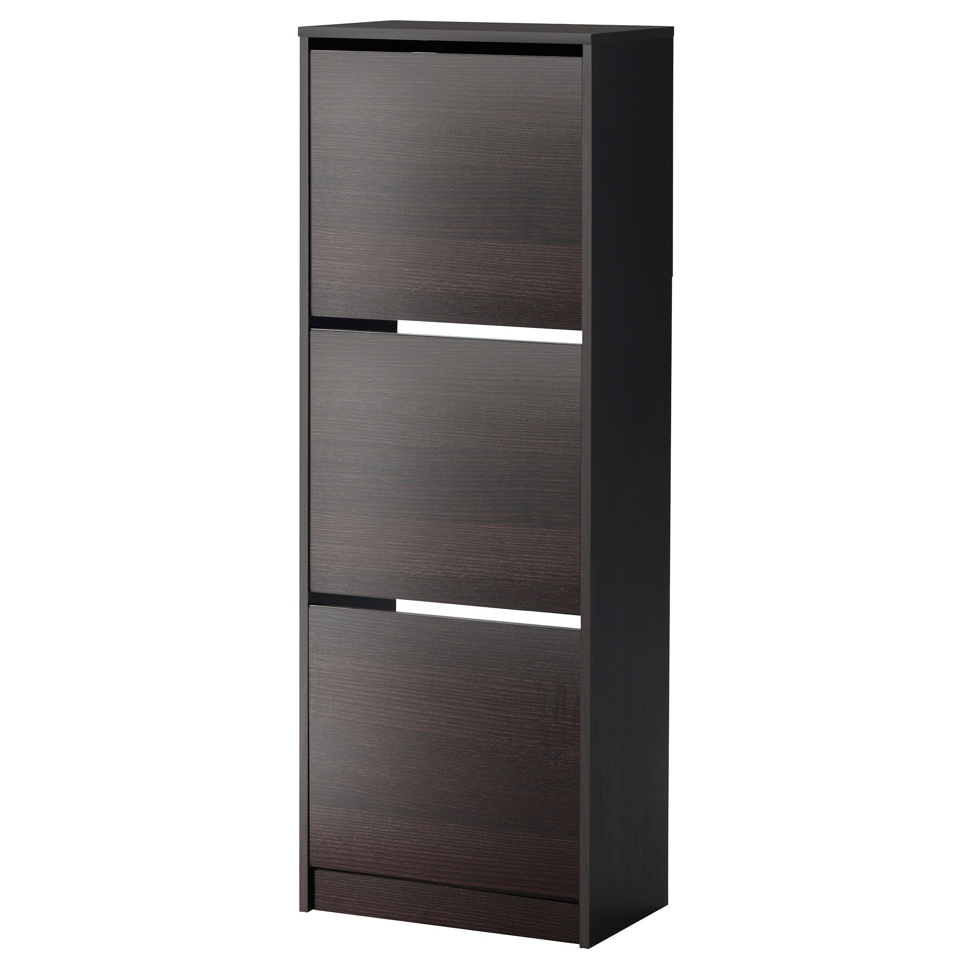BISSA IKEA Ayaqqabı dolabı, qara-qəhvəyi, 49x28x135 sm.